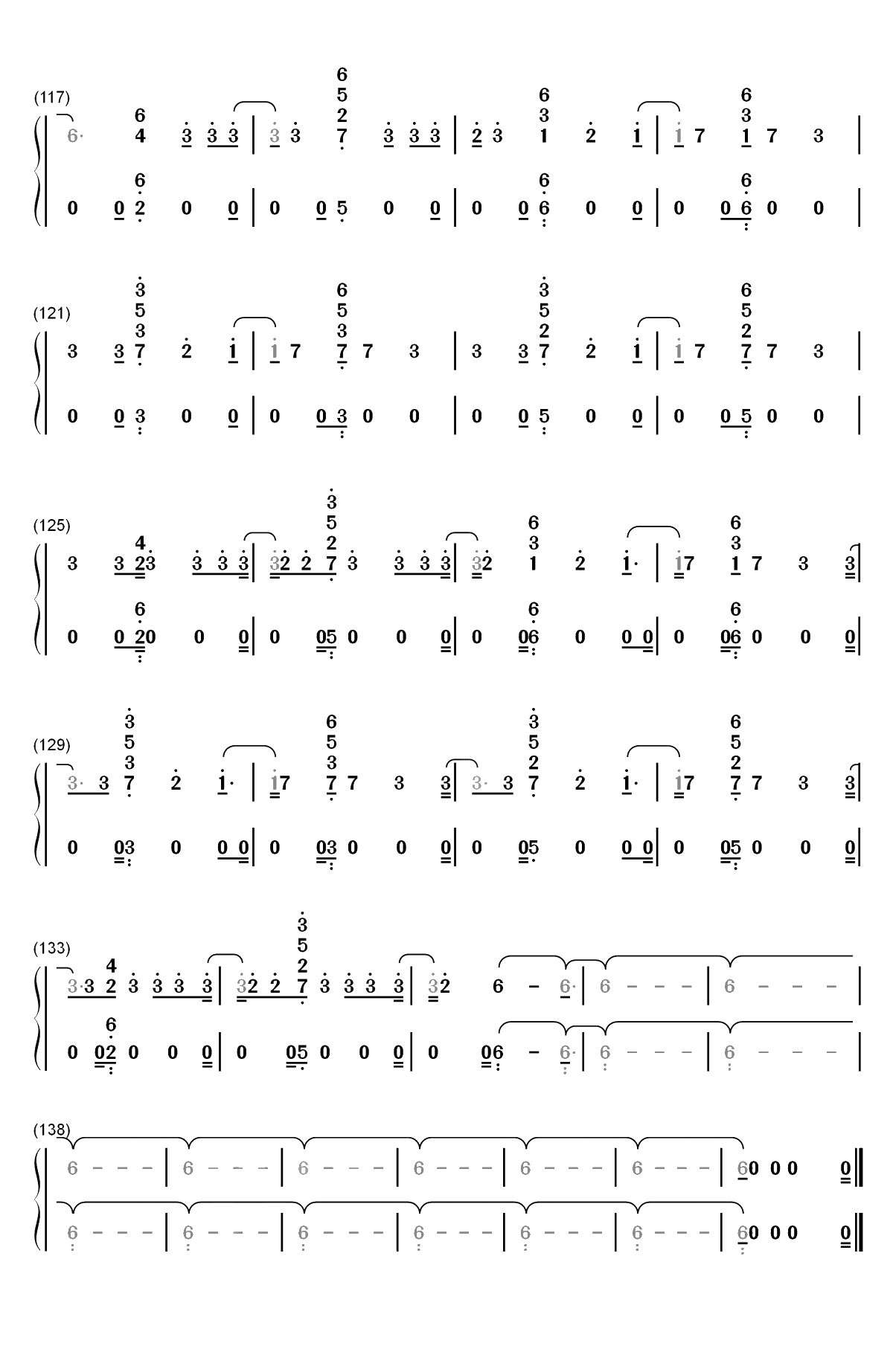 Genius-LSD双手简谱预览6
