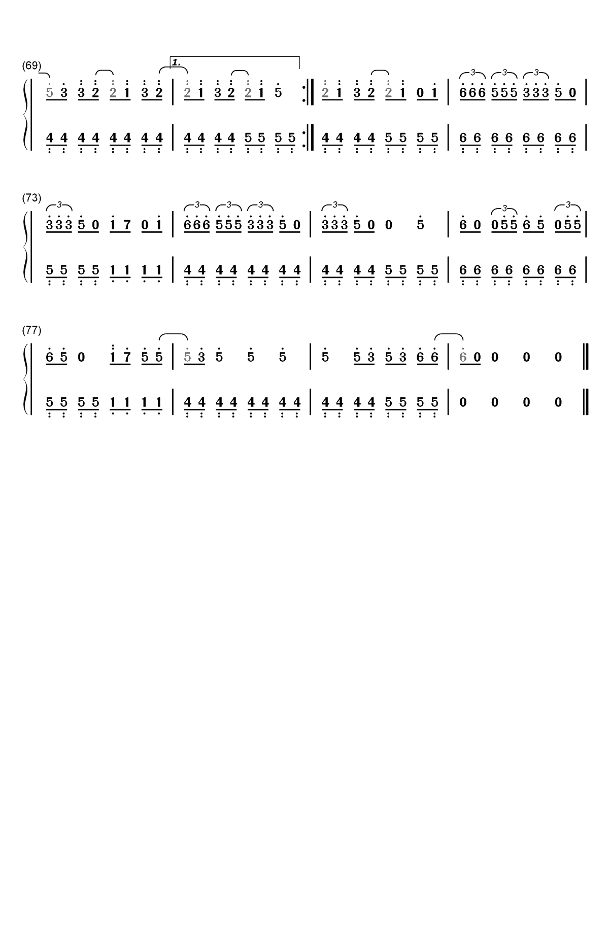 Youngblood-5 Seconds of Summer双手简谱预览4