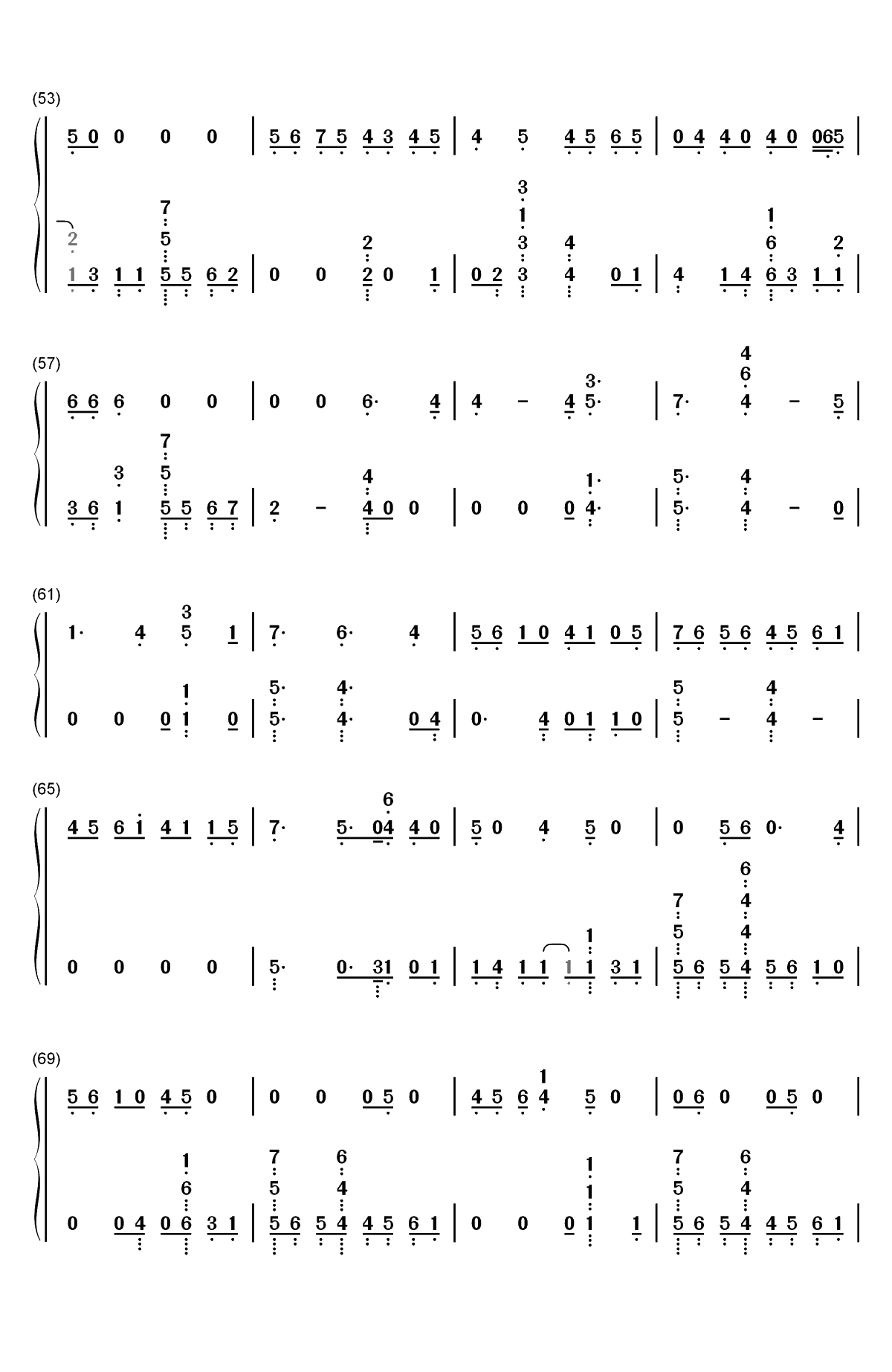 The Middle-Zedd和Maren Morris和Grey双手简谱预览4