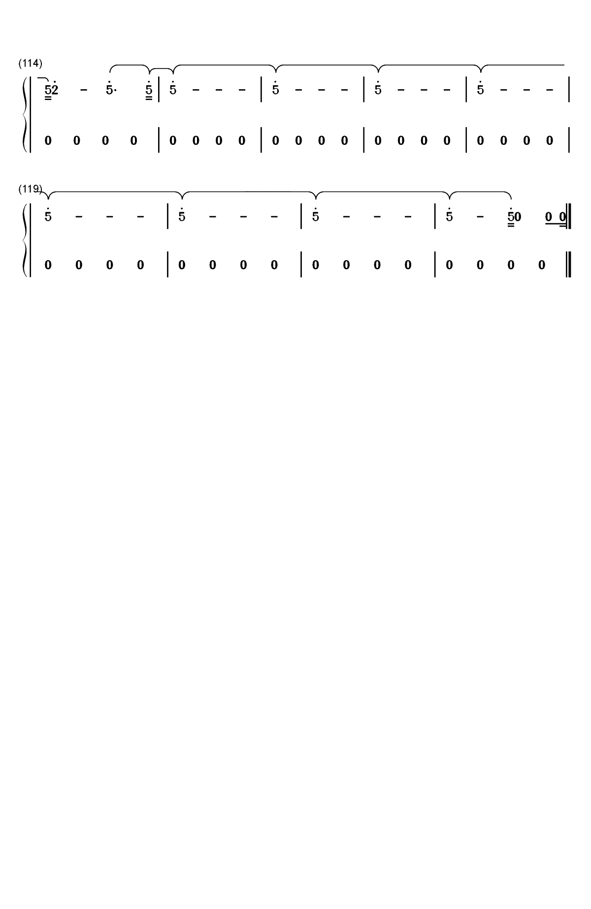 Scars-Sam Smith双手简谱预览6