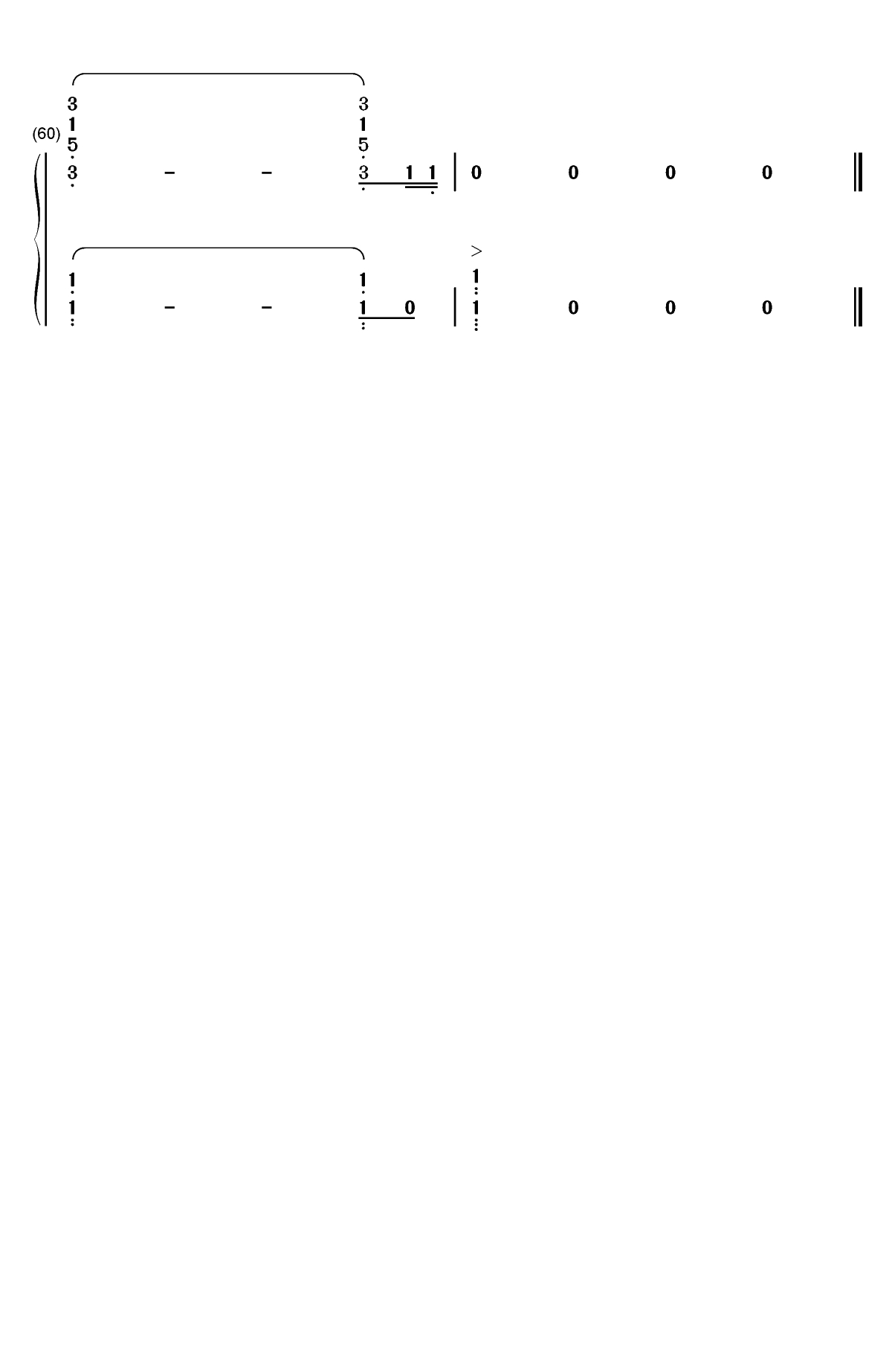 ふたりの羽根-轻羽飞扬OP双手简谱预览5