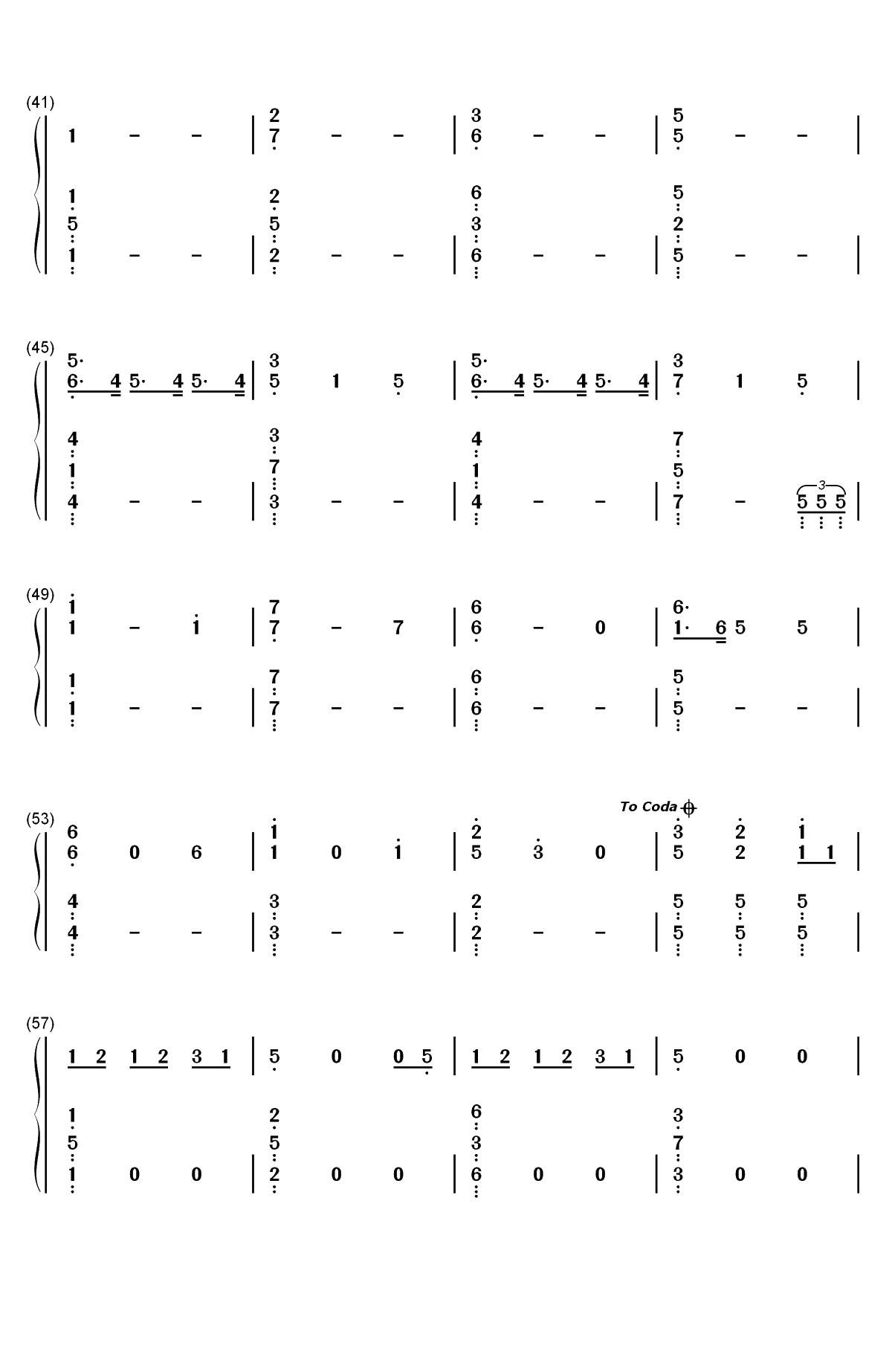 Two Fux-Adam Lambert双手简谱预览3
