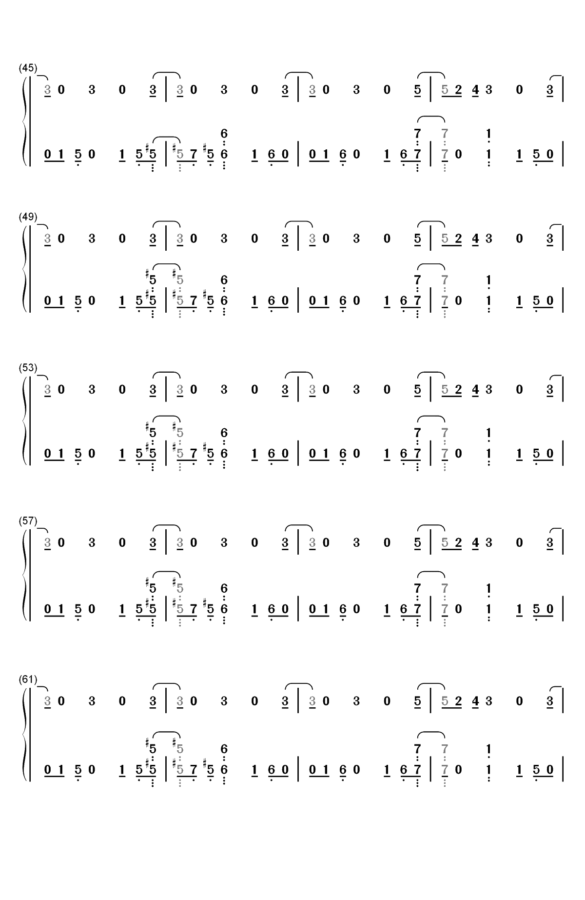 The Thrill of It All-Sam Smith双手简谱预览4