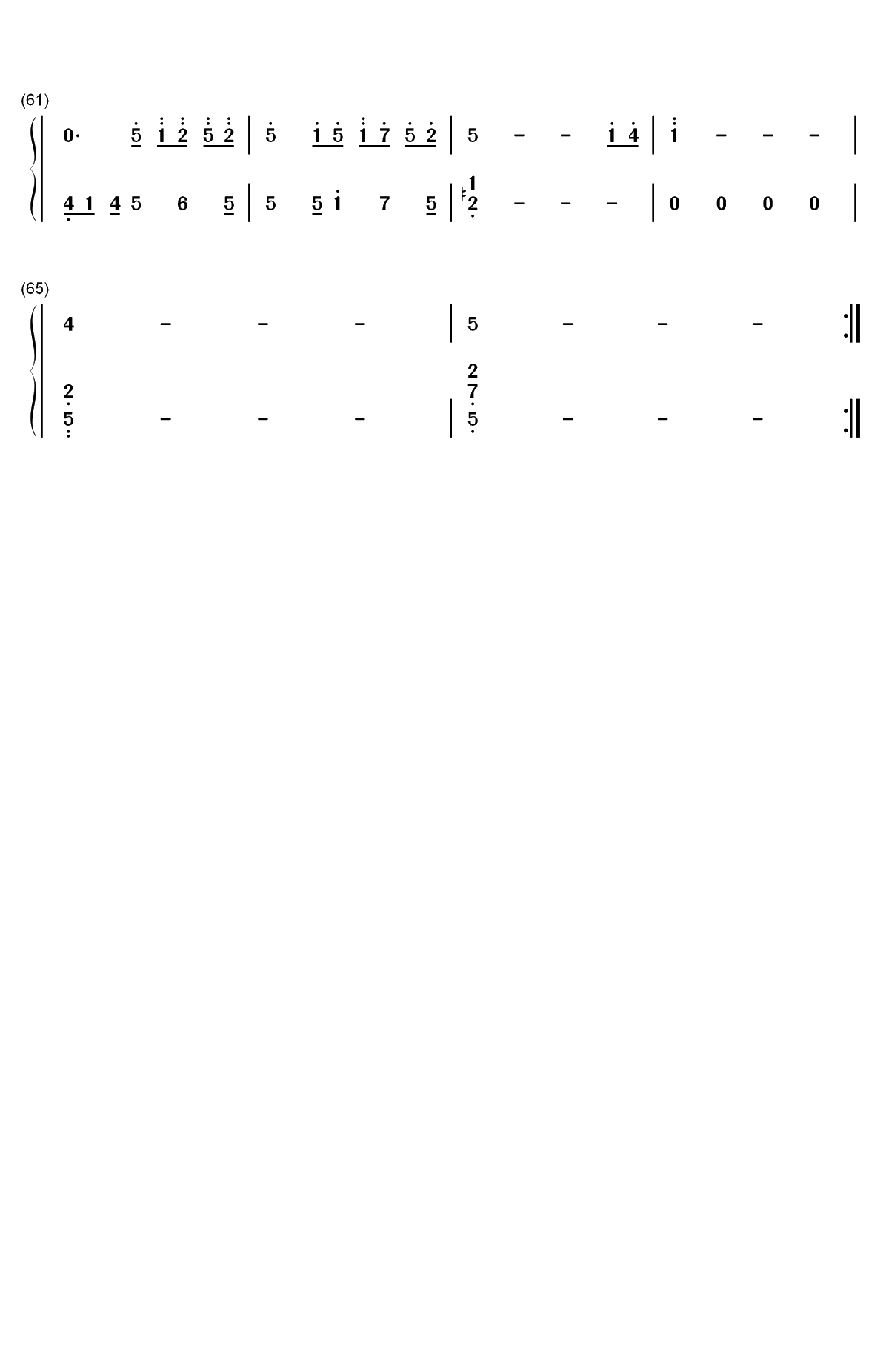 Fairy Wreath-游戏FLOWERS插曲双手简谱预览4