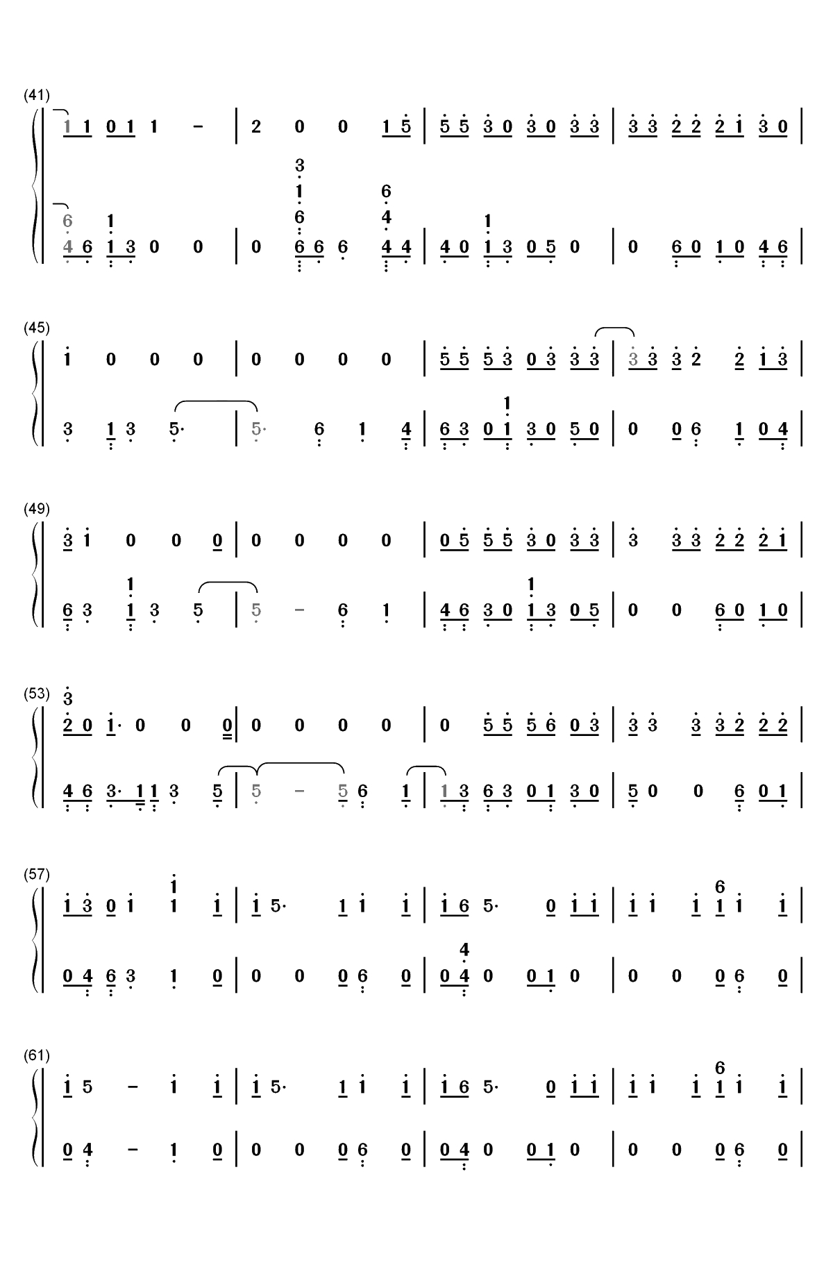 He Like That-Fifth Harmony双手简谱预览3