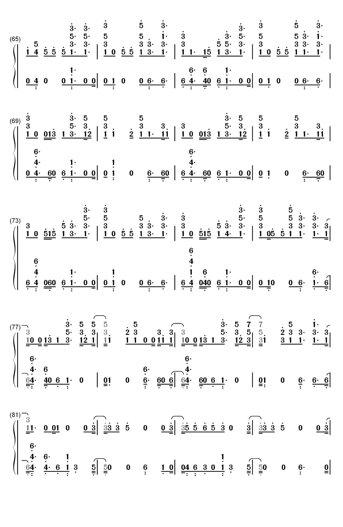 He Like That-Fifth Harmony双手简谱预览4