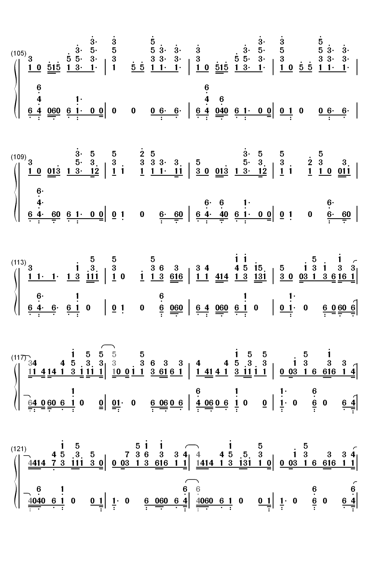 He Like That-Fifth Harmony双手简谱预览6