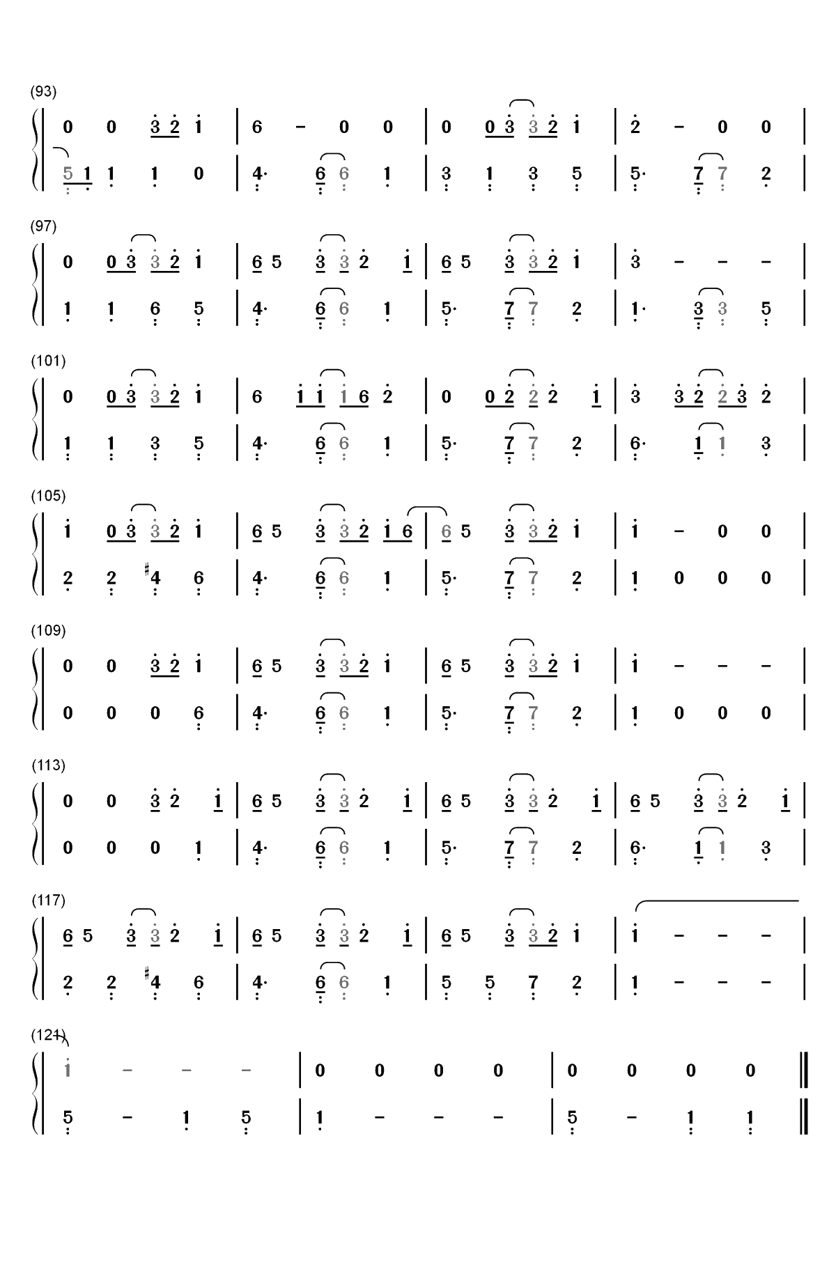 Under the Sea-小美人鱼 主题曲双手简谱预览4