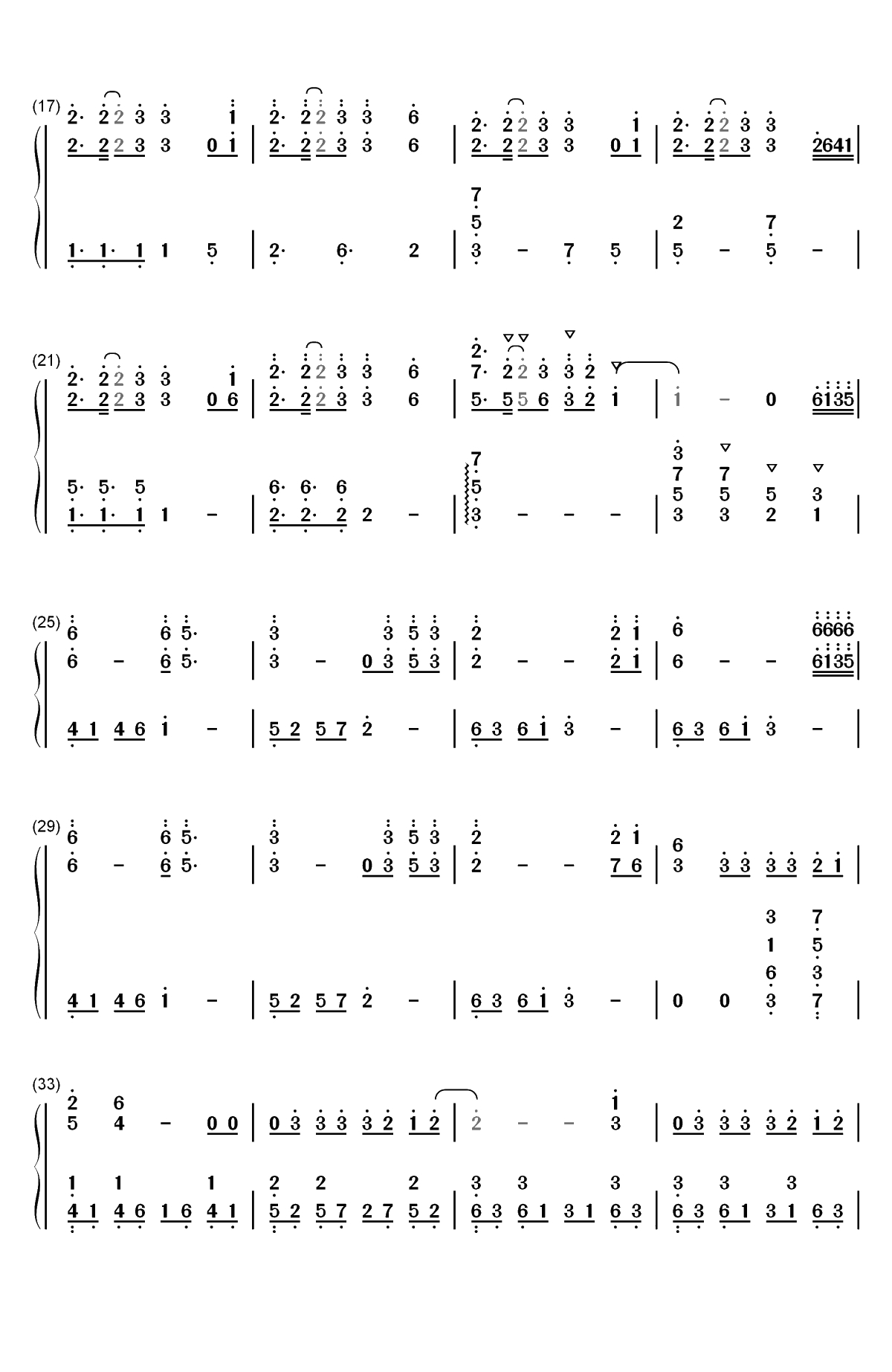 Save Me-防弹少年团双手简谱预览2