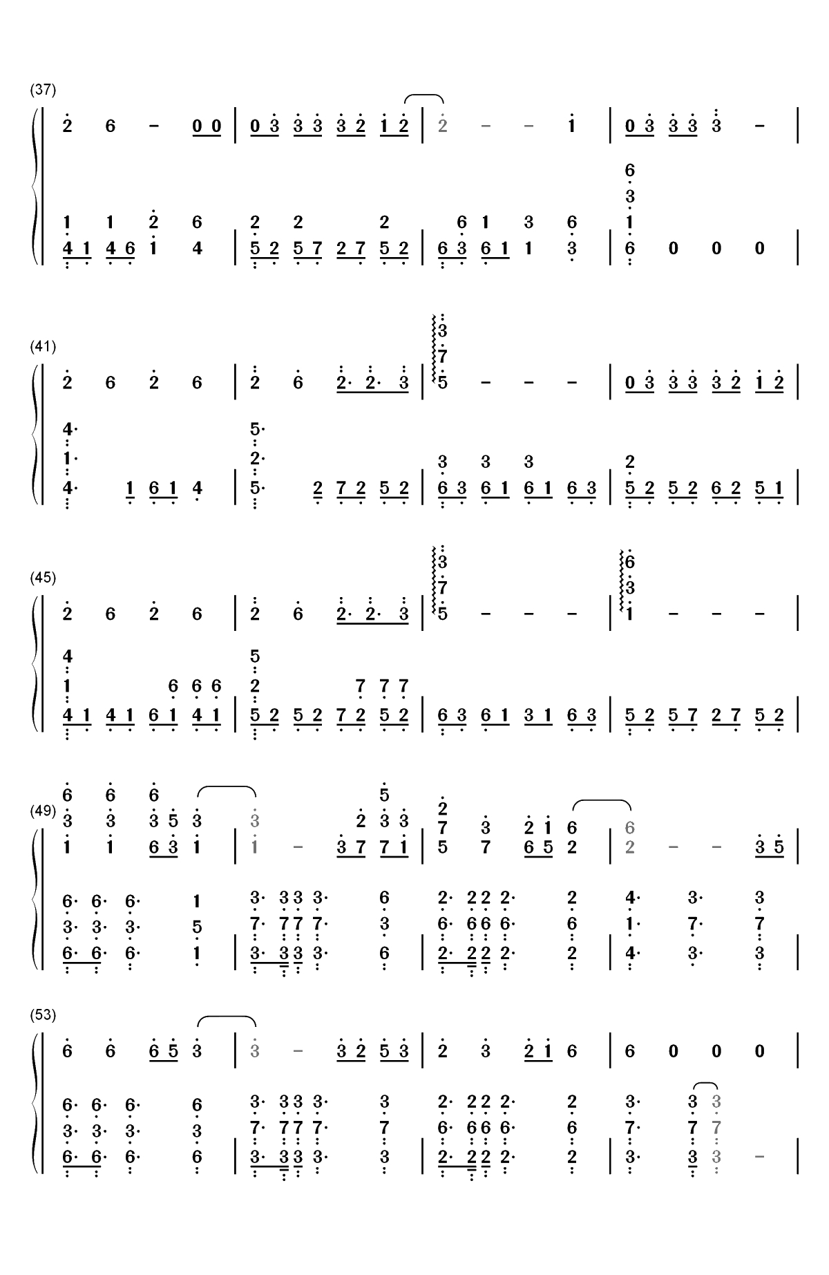 Save Me-防弹少年团双手简谱预览3