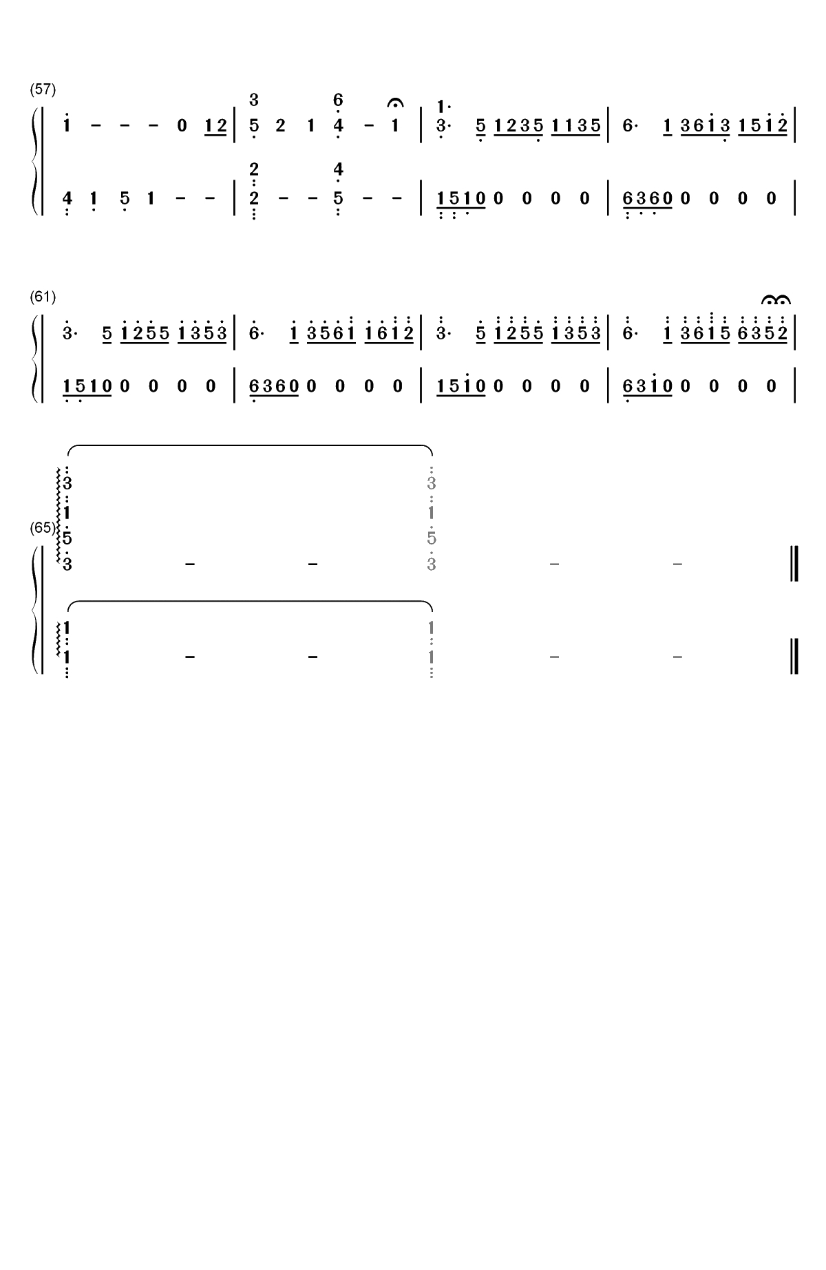 Sleeping Dove-David Lanz双手简谱预览4
