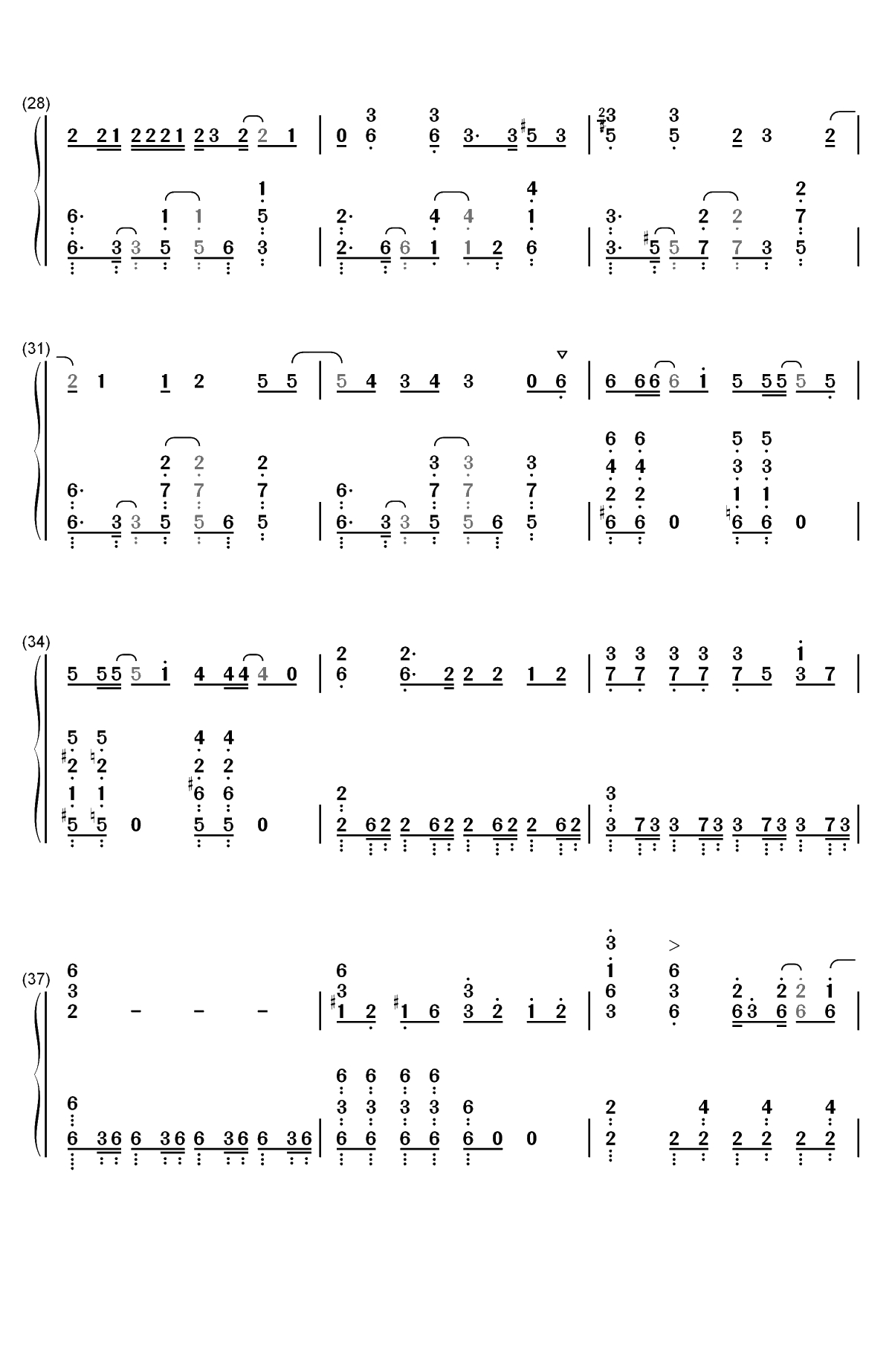 ドラマツルギー-拟剧论双手简谱预览3