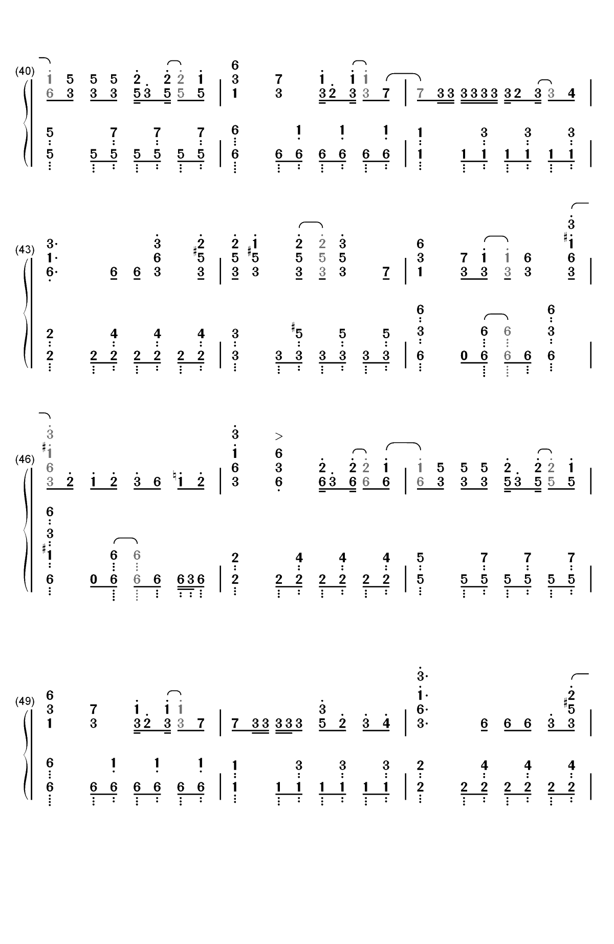 ドラマツルギー-拟剧论双手简谱预览4
