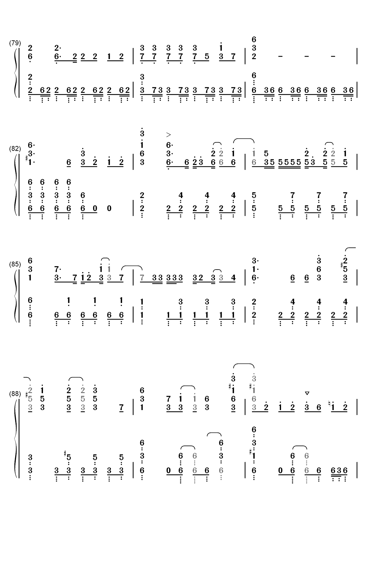 ドラマツルギー-拟剧论双手简谱预览7