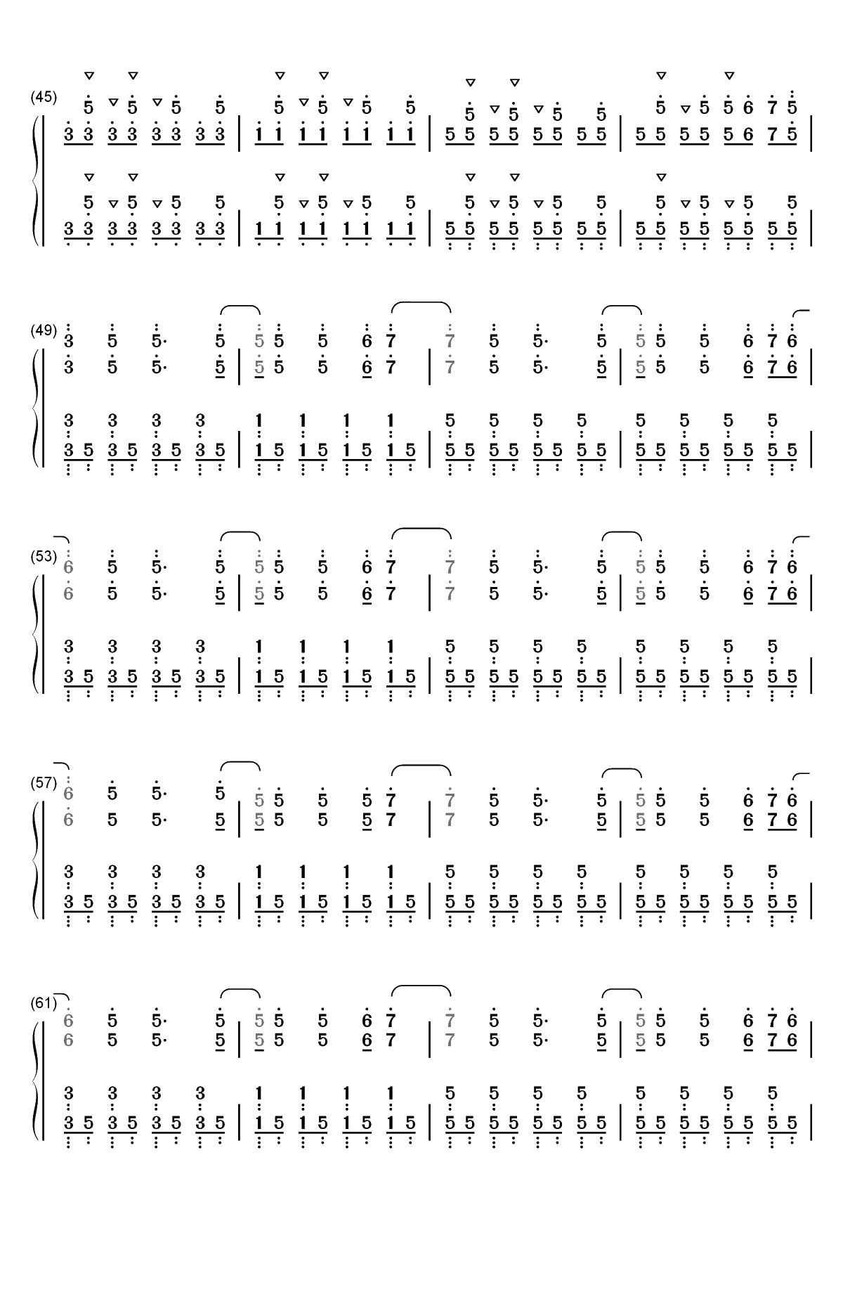 Trees-Twenty One Pilots双手简谱预览3