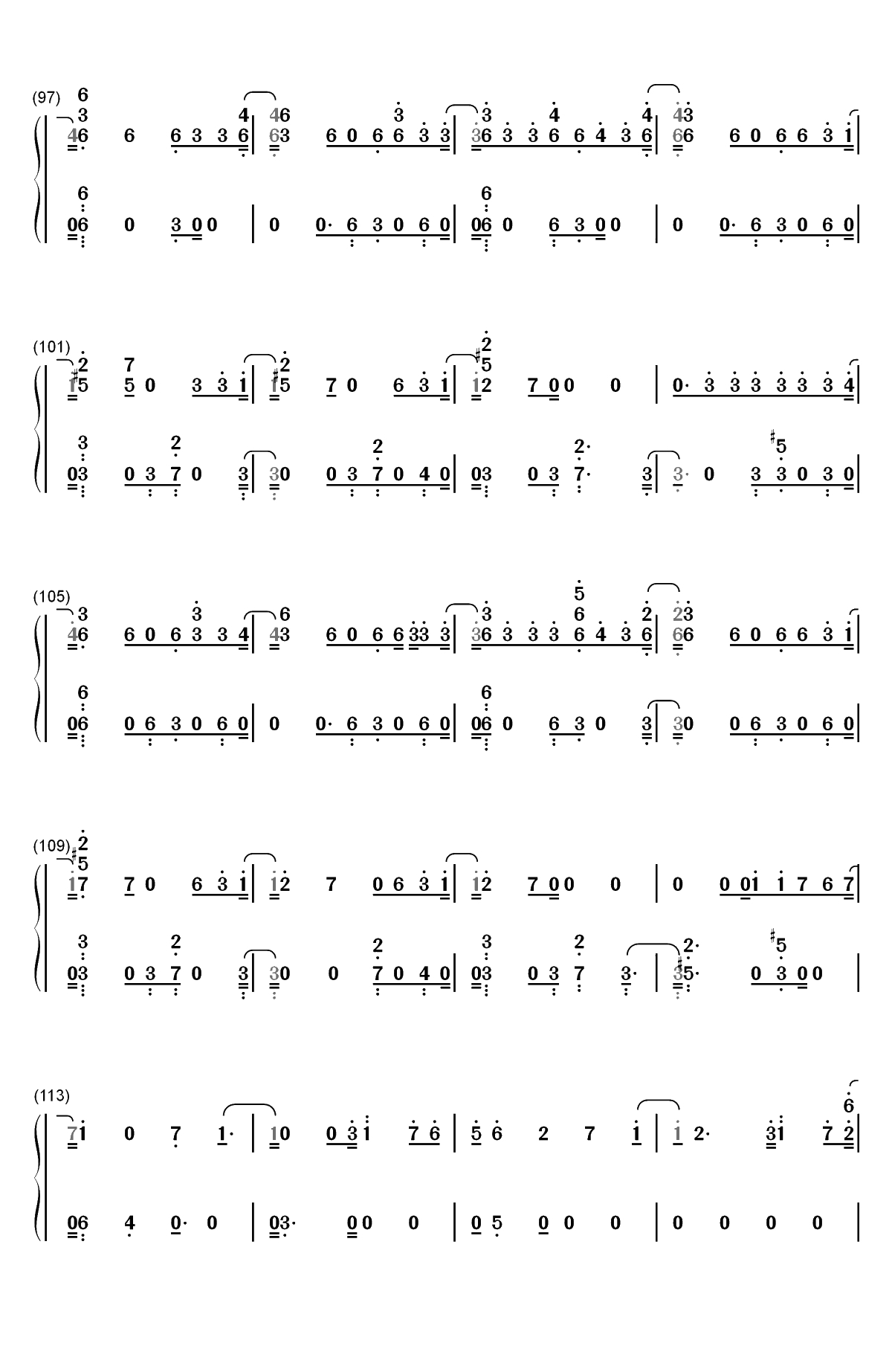 Airplane pt. 2-防弹少年团双手简谱预览6
