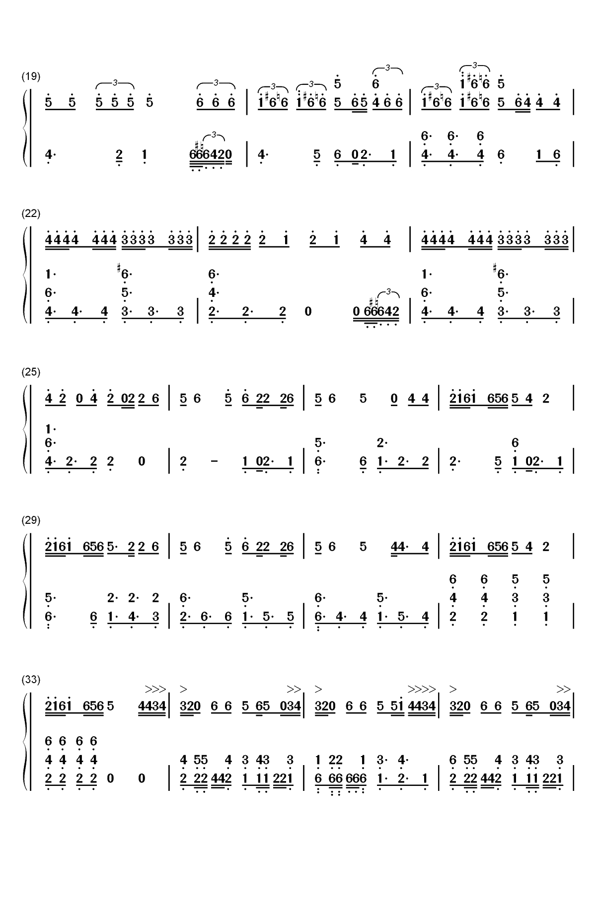 Blood Sweat & Tears-防弹少年团双手简谱预览2