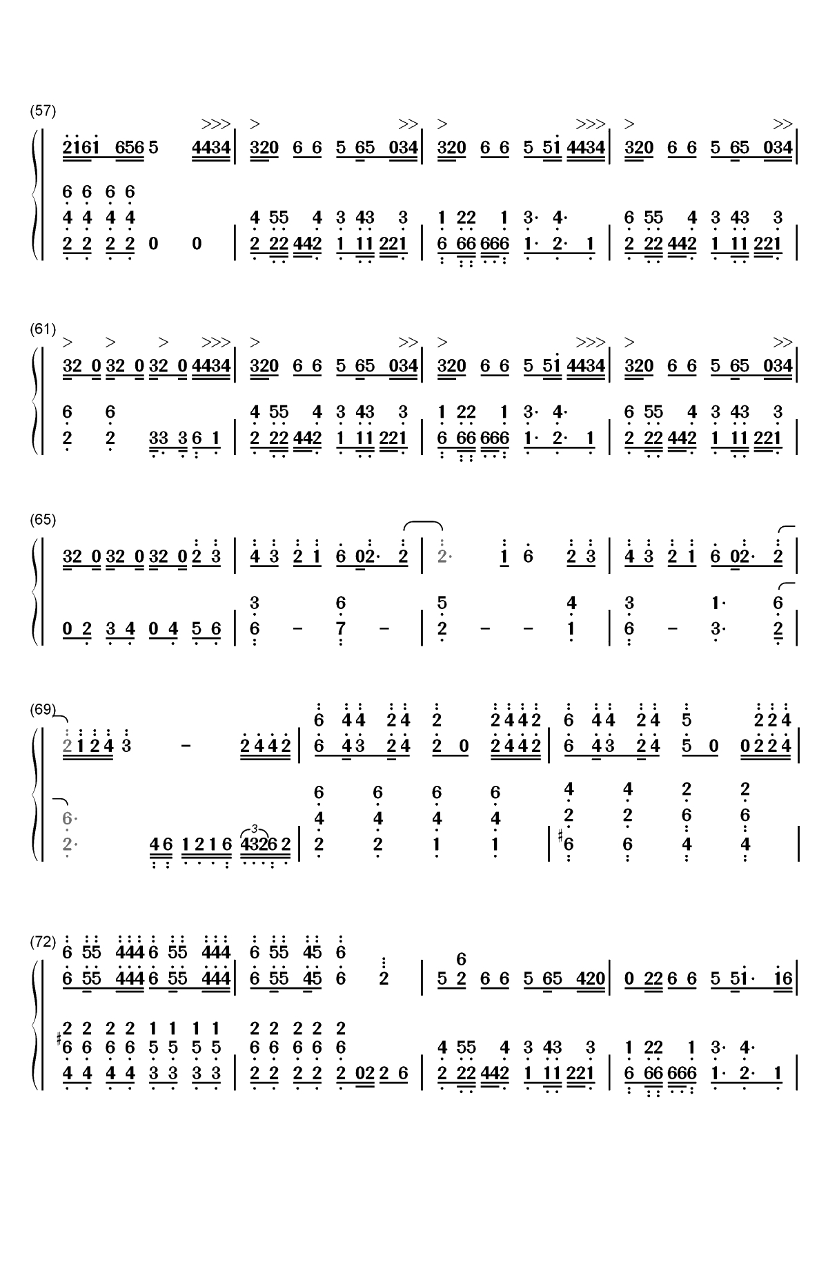 Blood Sweat & Tears-防弹少年团双手简谱预览4