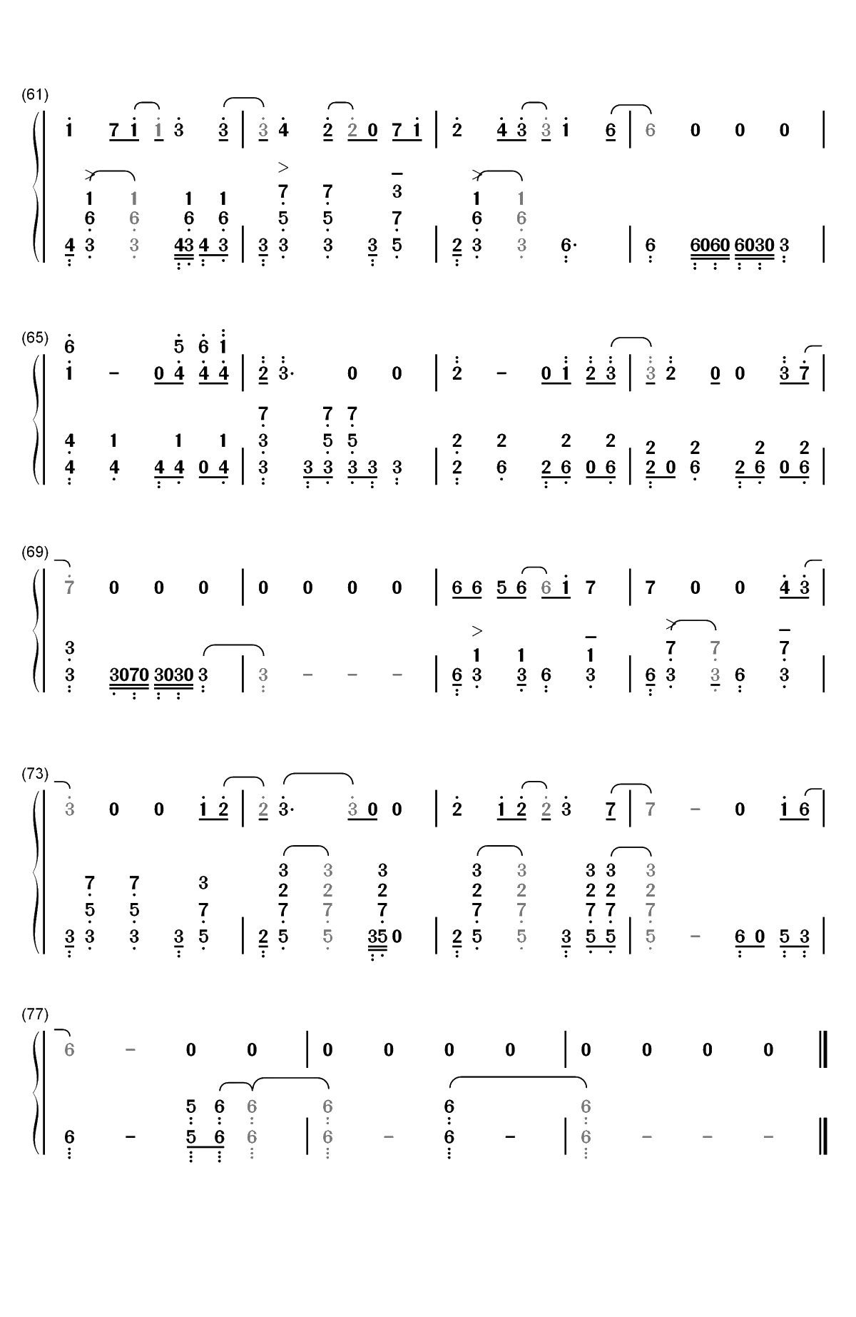 Say Yes-咱们结婚吧插曲双手简谱预览4