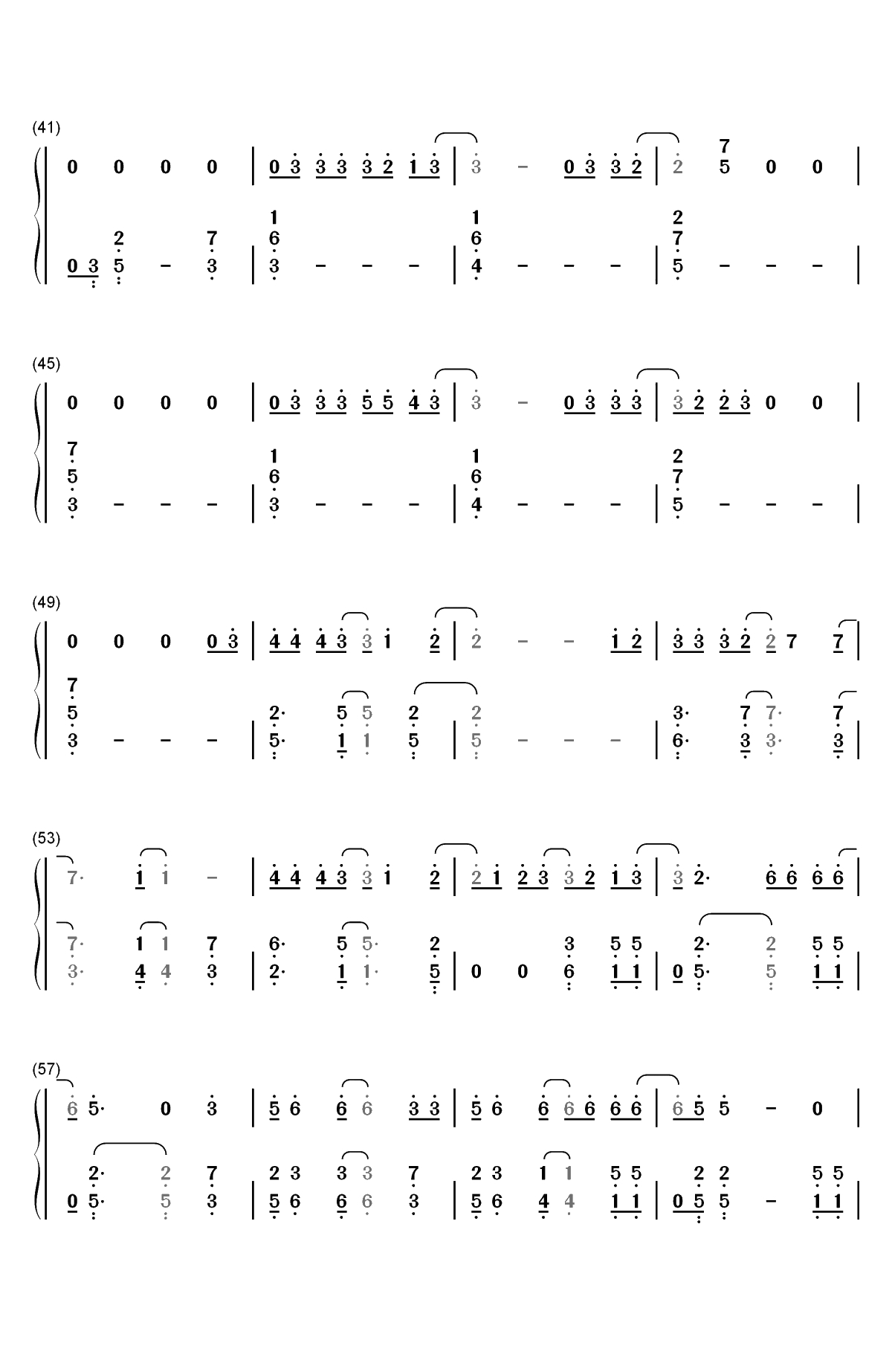 Dance Macabre-Ghost双手简谱预览3