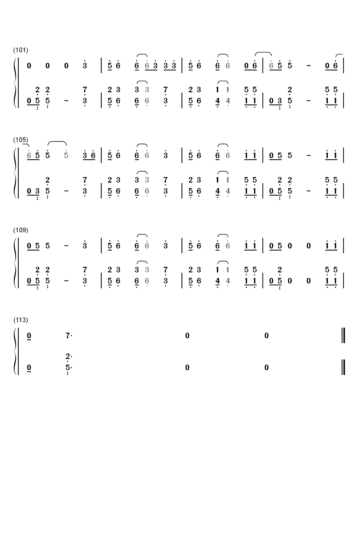 Dance Macabre-Ghost双手简谱预览6