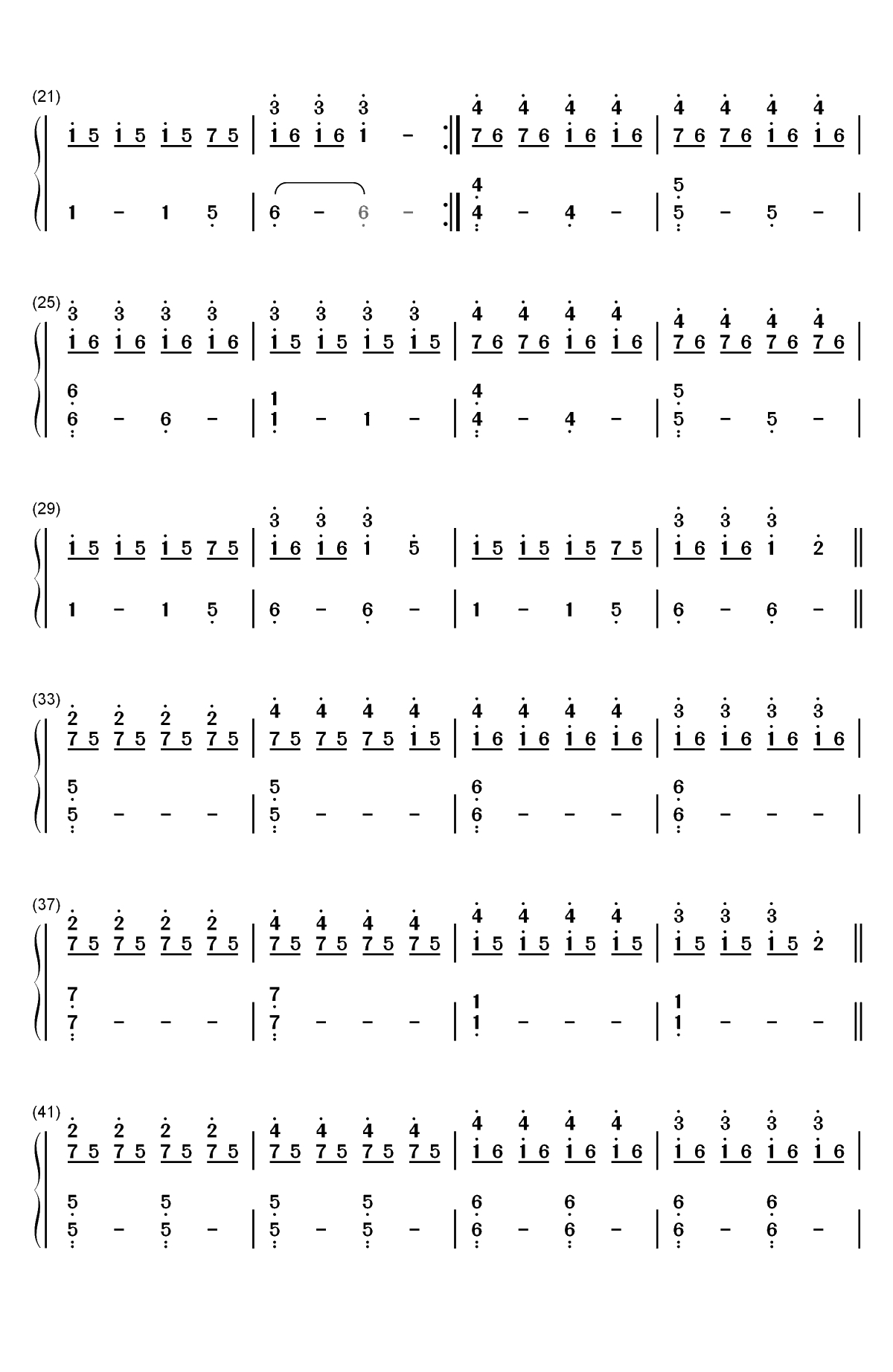 Before You Start Your Day-Twenty One Pilots双手简谱预览2