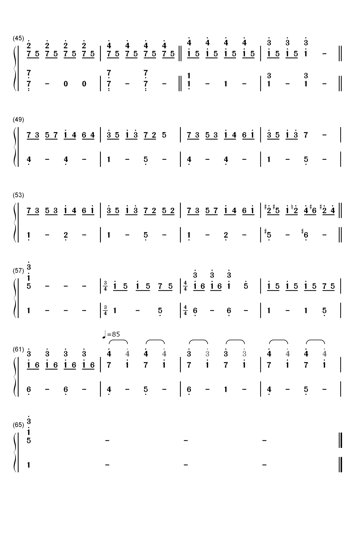 Before You Start Your Day-Twenty One Pilots双手简谱预览3