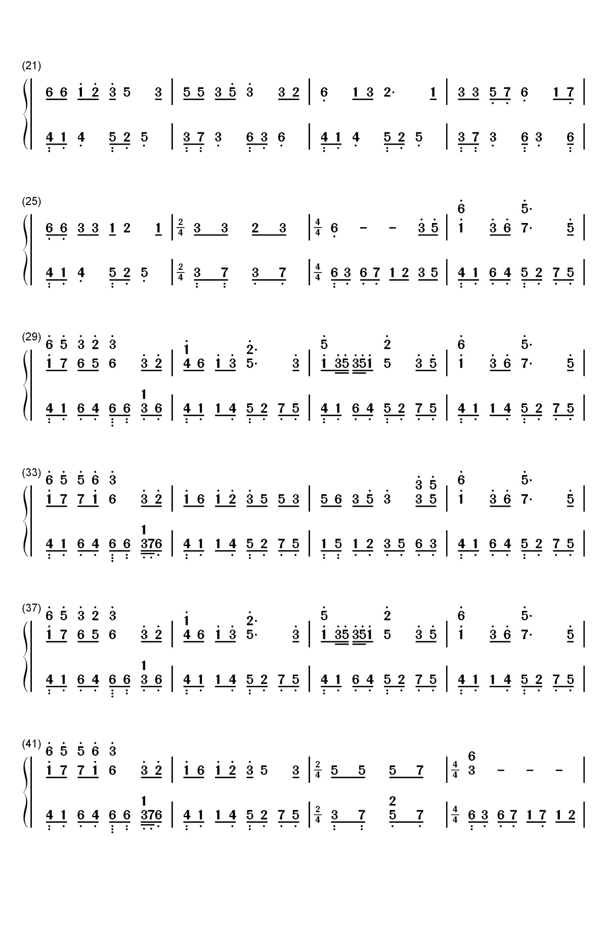 盗将行-完整版-歌词凄美背景故事更吸引人双手简谱预览2