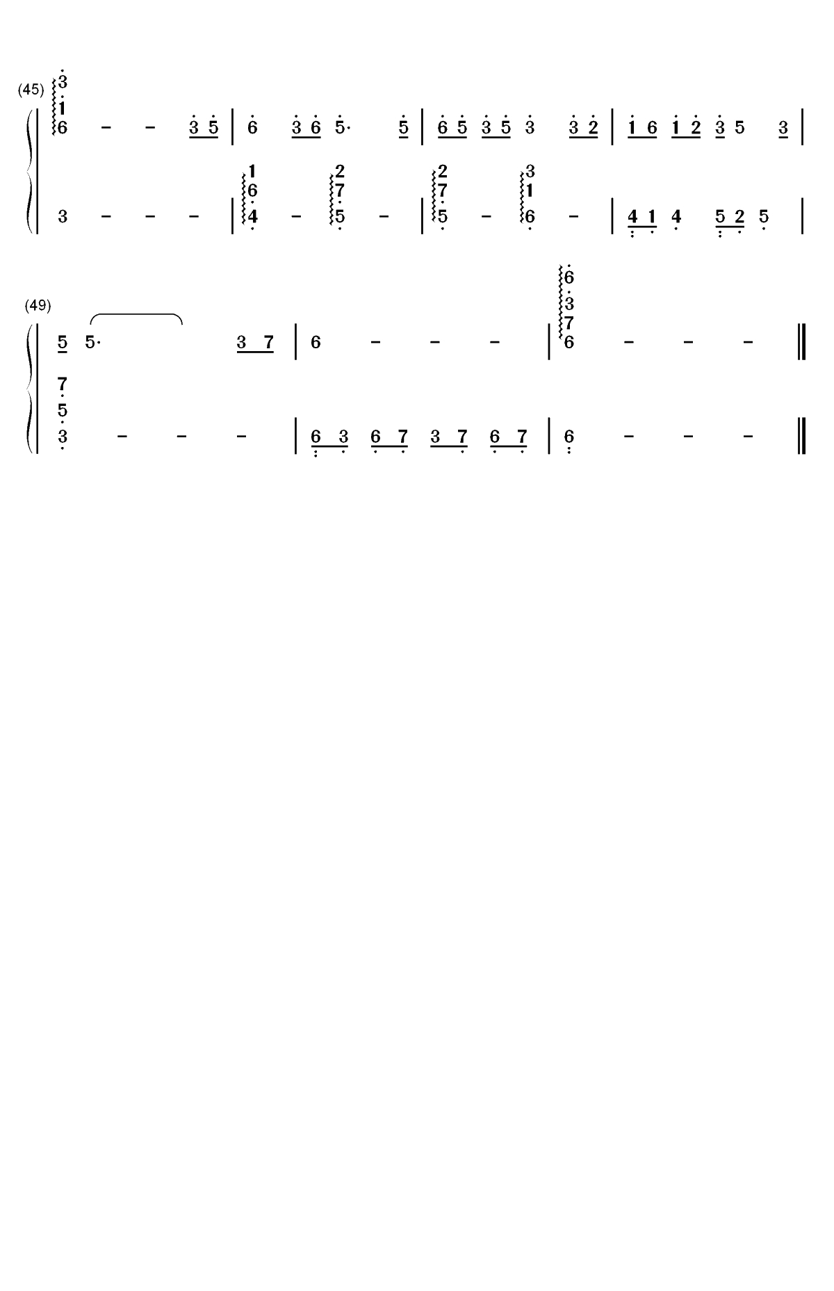 盗将行-完整版-歌词凄美背景故事更吸引人双手简谱预览3