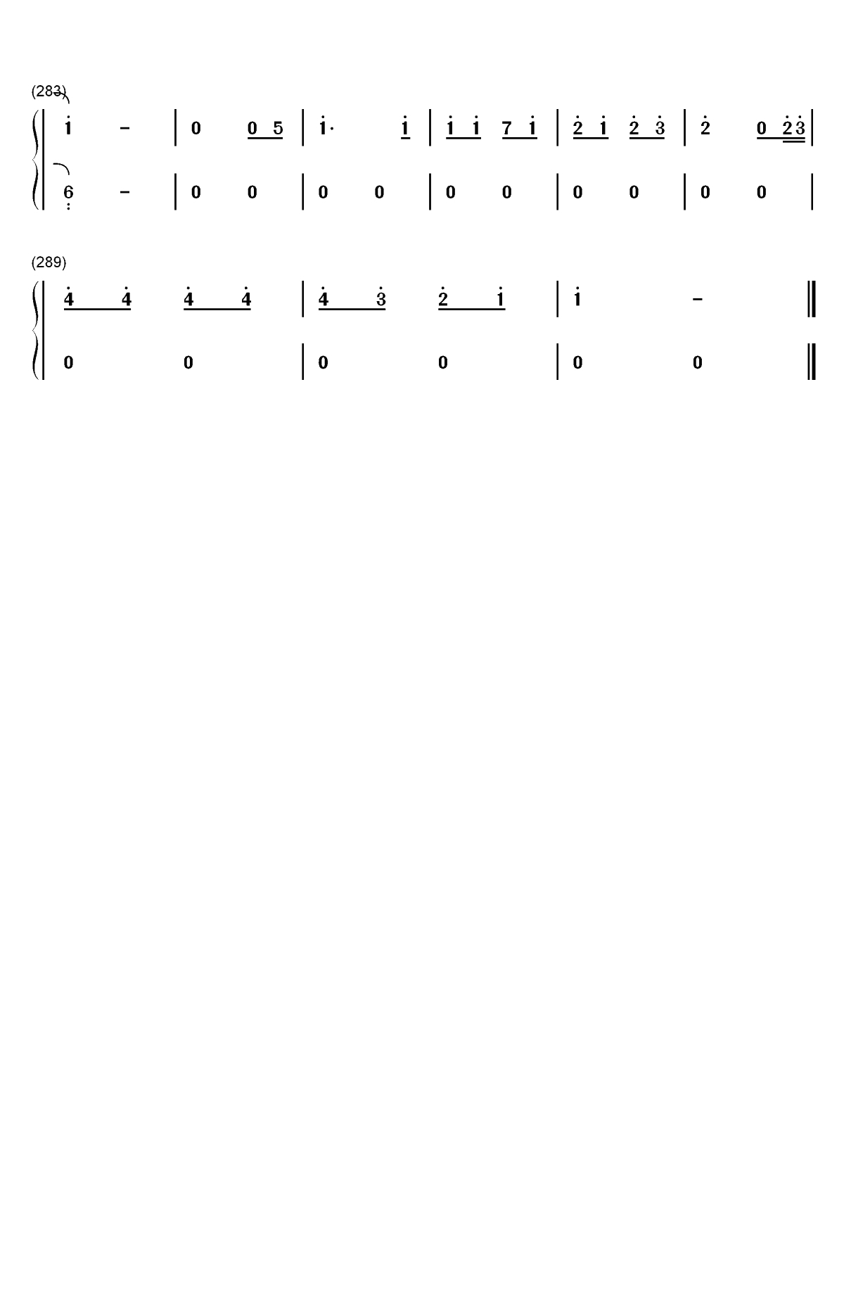 Bedtime Story-三次元女友主题曲双手简谱预览9