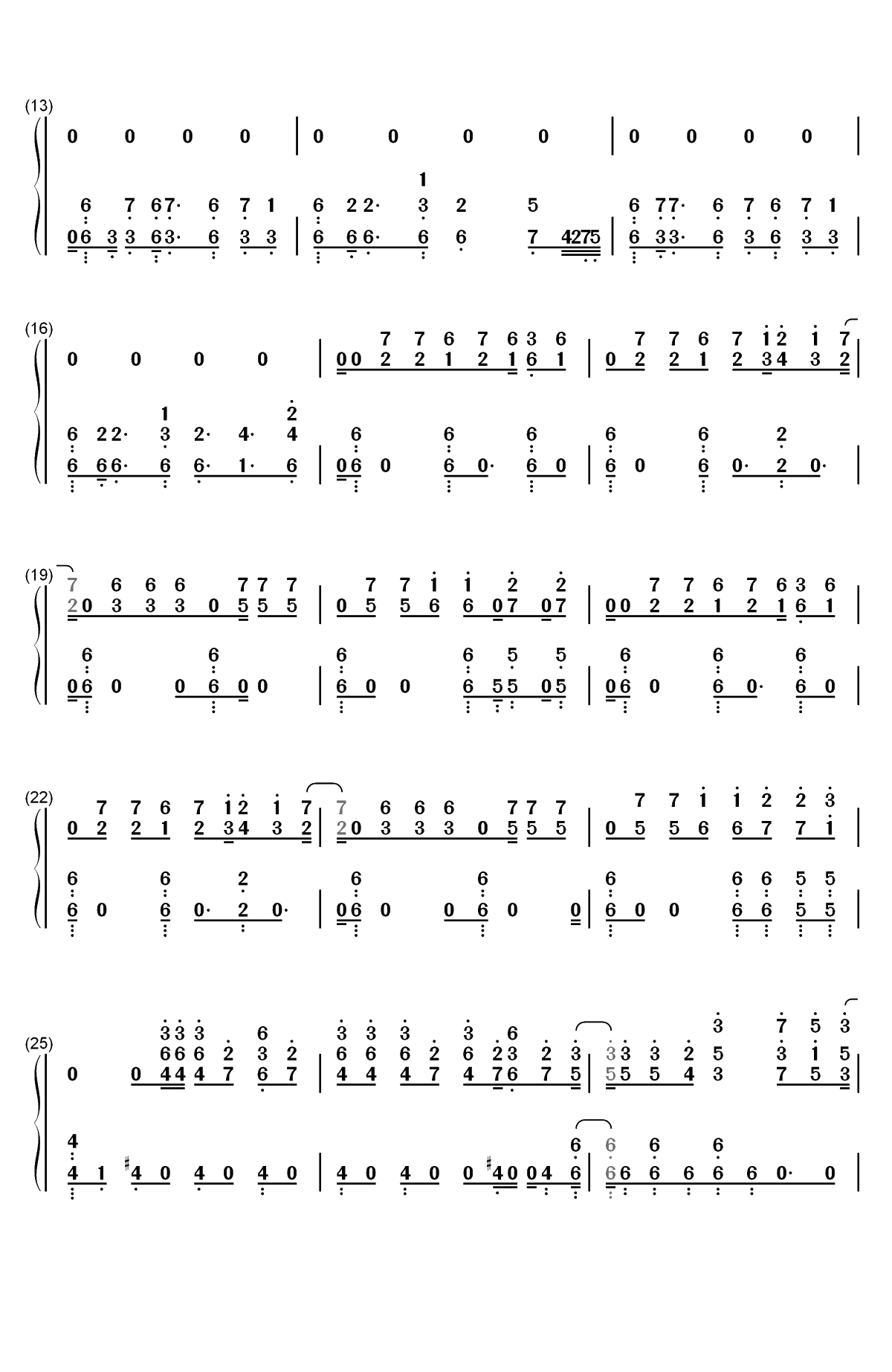 Original Resonance-歌之王子殿下真爱革命OST双手简谱预览2