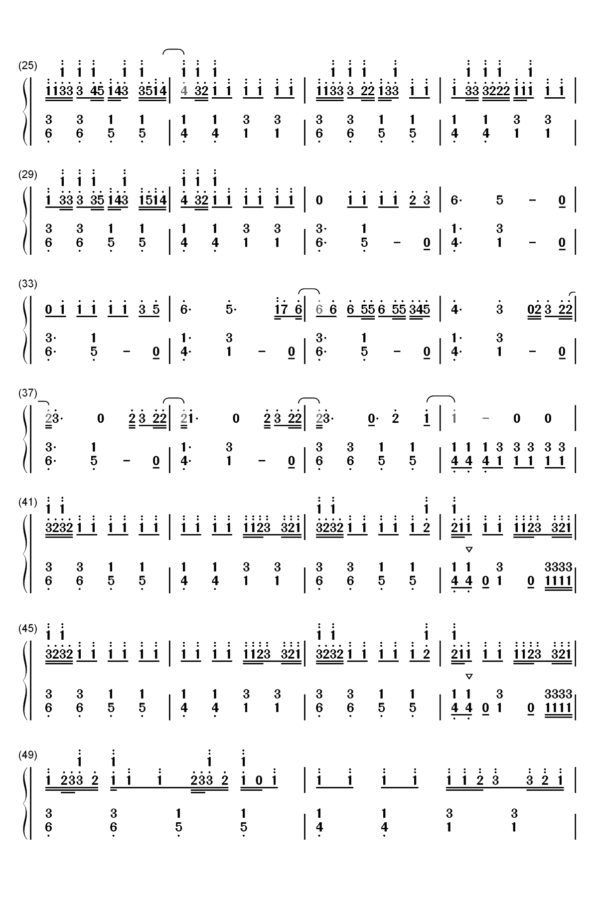 Hold Each Other-A Great Big World双手简谱预览2