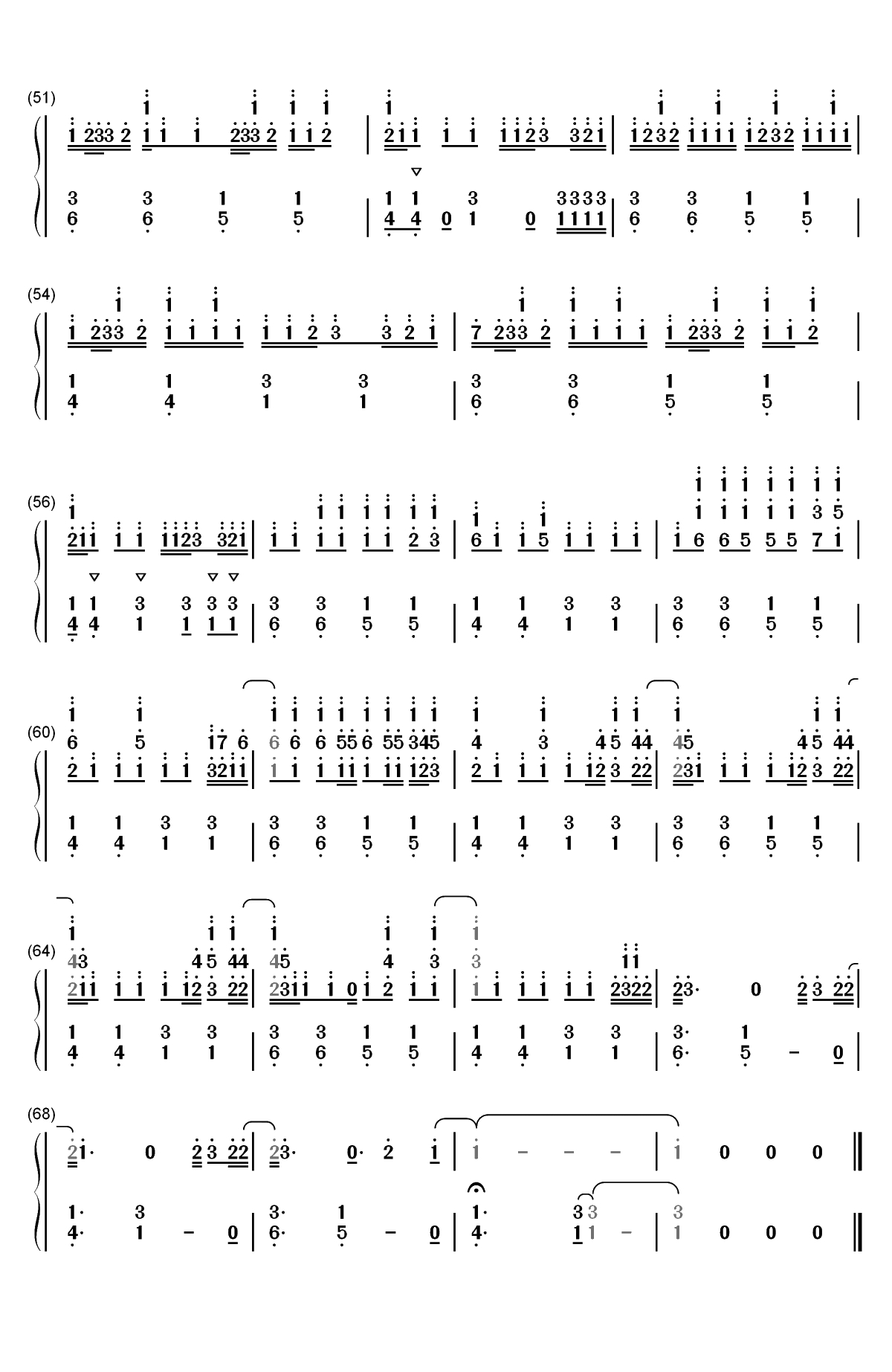 Hold Each Other-A Great Big World双手简谱预览3