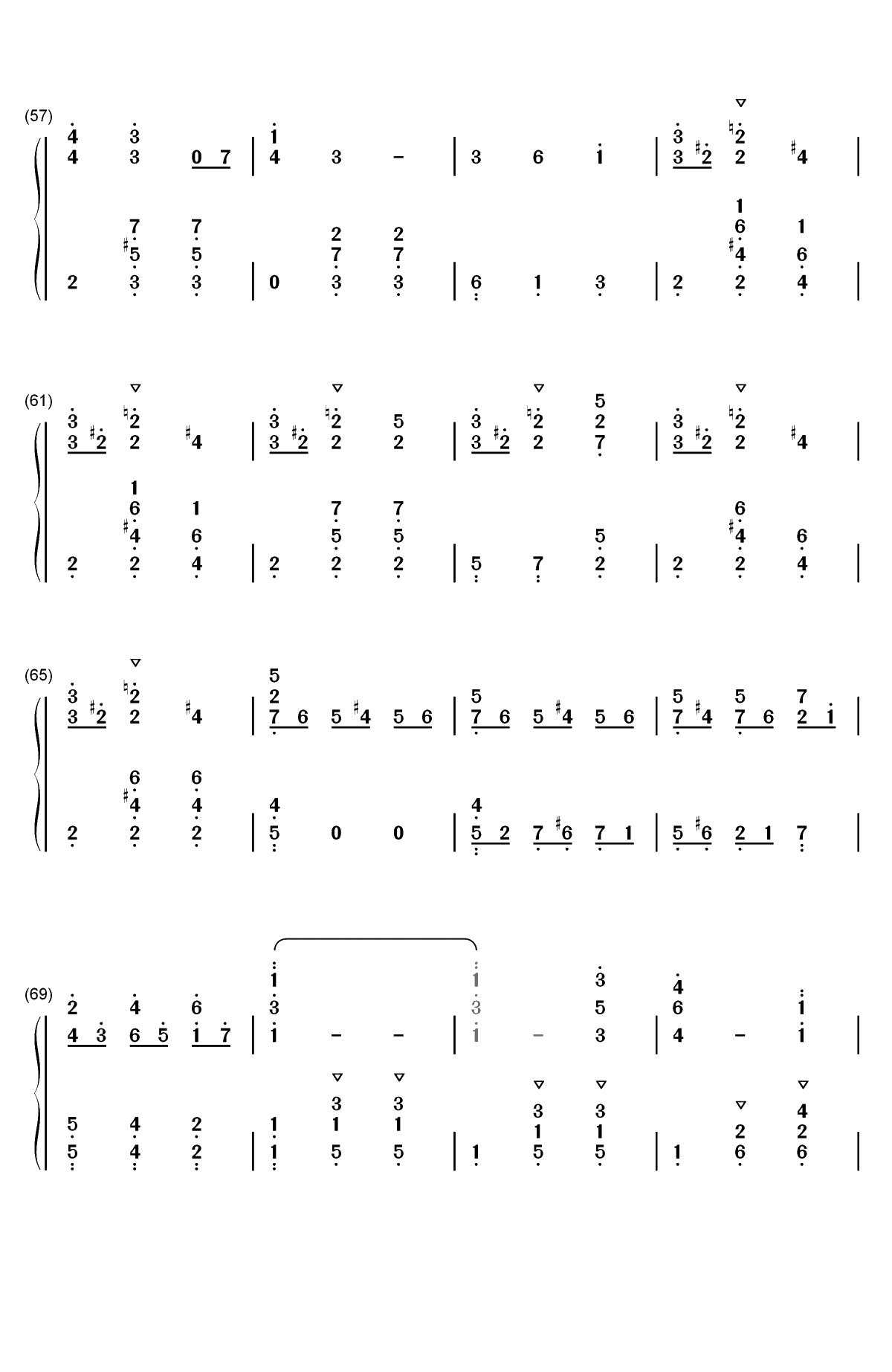 Potter Waltz-哈利波特与火焰杯OST双手简谱预览4