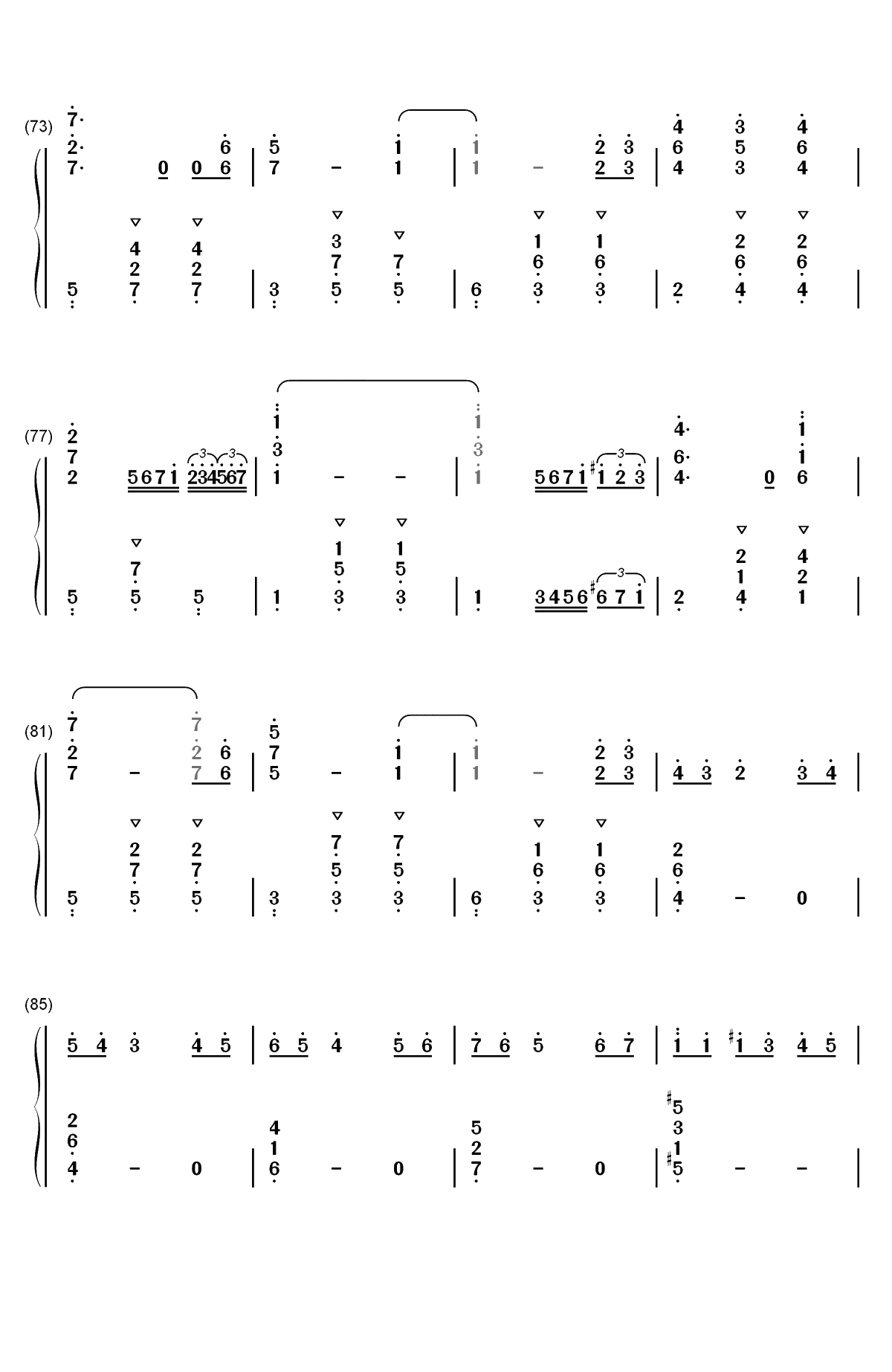 Potter Waltz-哈利波特与火焰杯OST双手简谱预览5