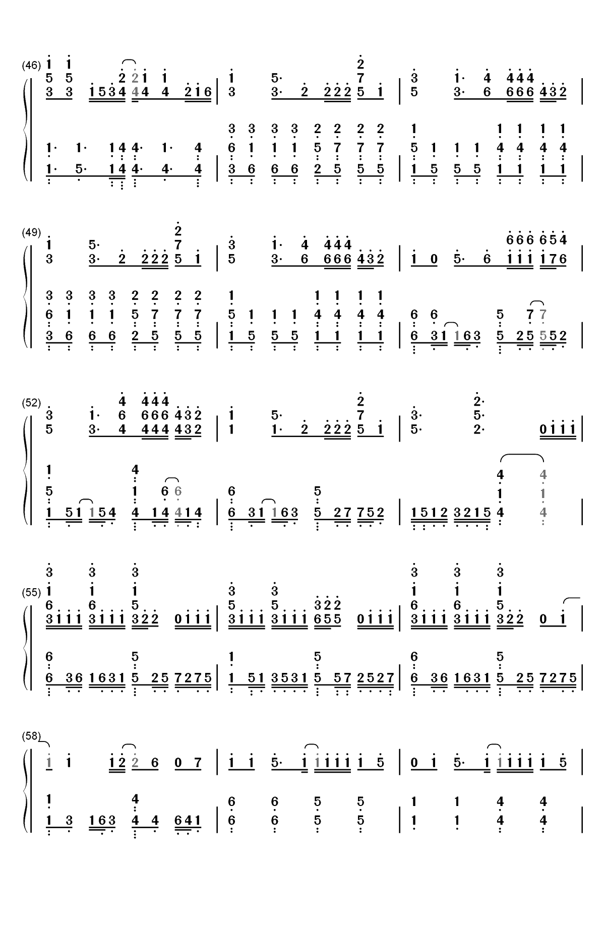 Good Life-速度与激情8插曲双手简谱预览4