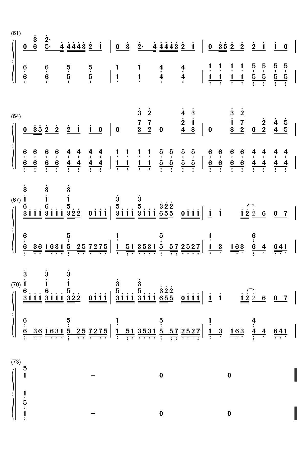 Good Life-速度与激情8插曲双手简谱预览5