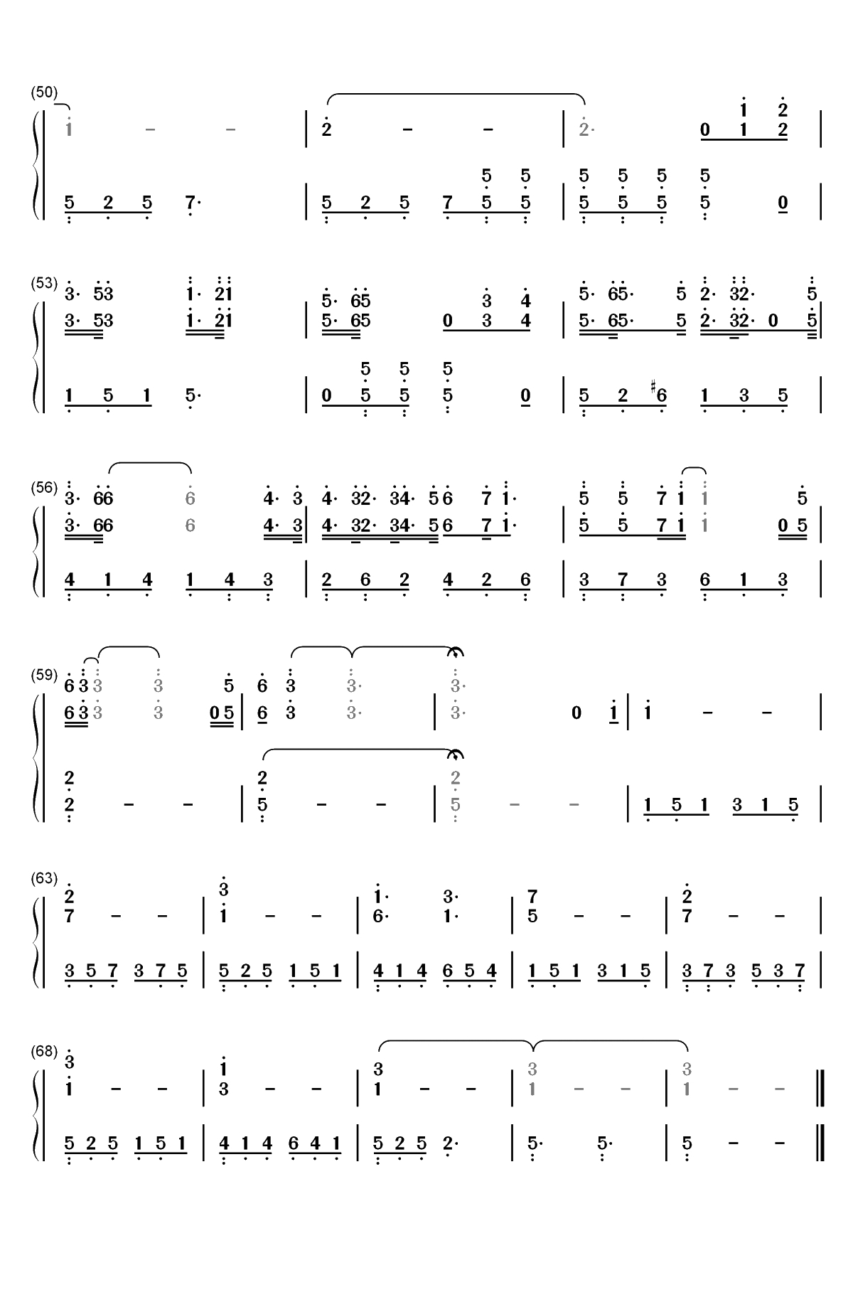 贫穷或富有-令人一听上瘾的曲风双手简谱预览3