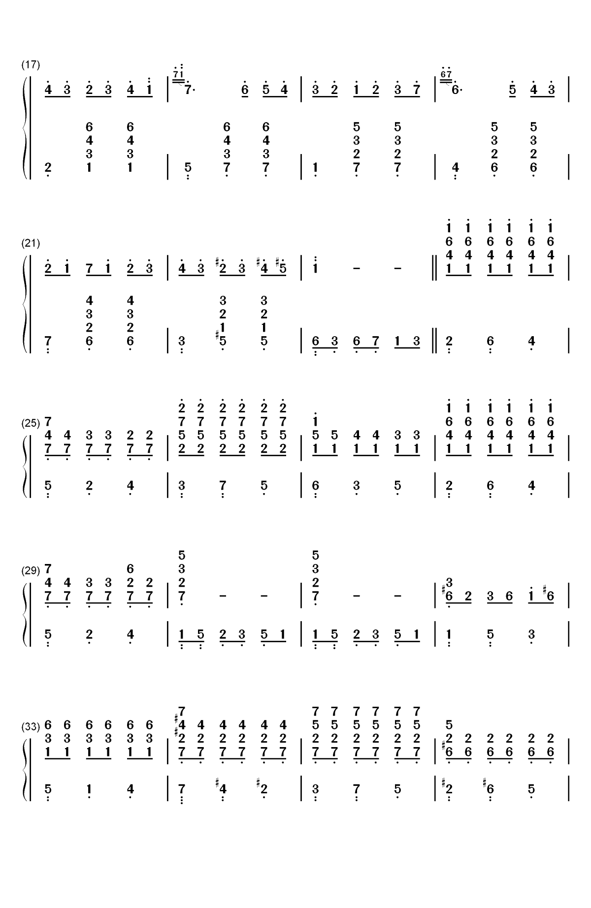 13 Jours En France-法兰西十三天双手简谱预览2