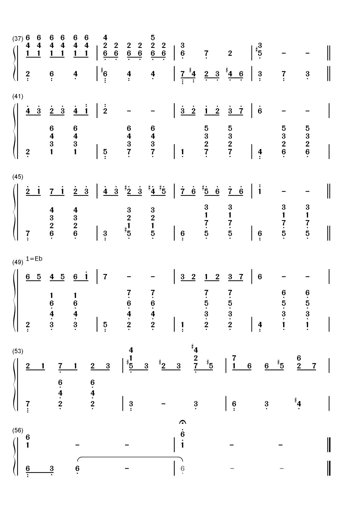 13 Jours En France-法兰西十三天双手简谱预览3