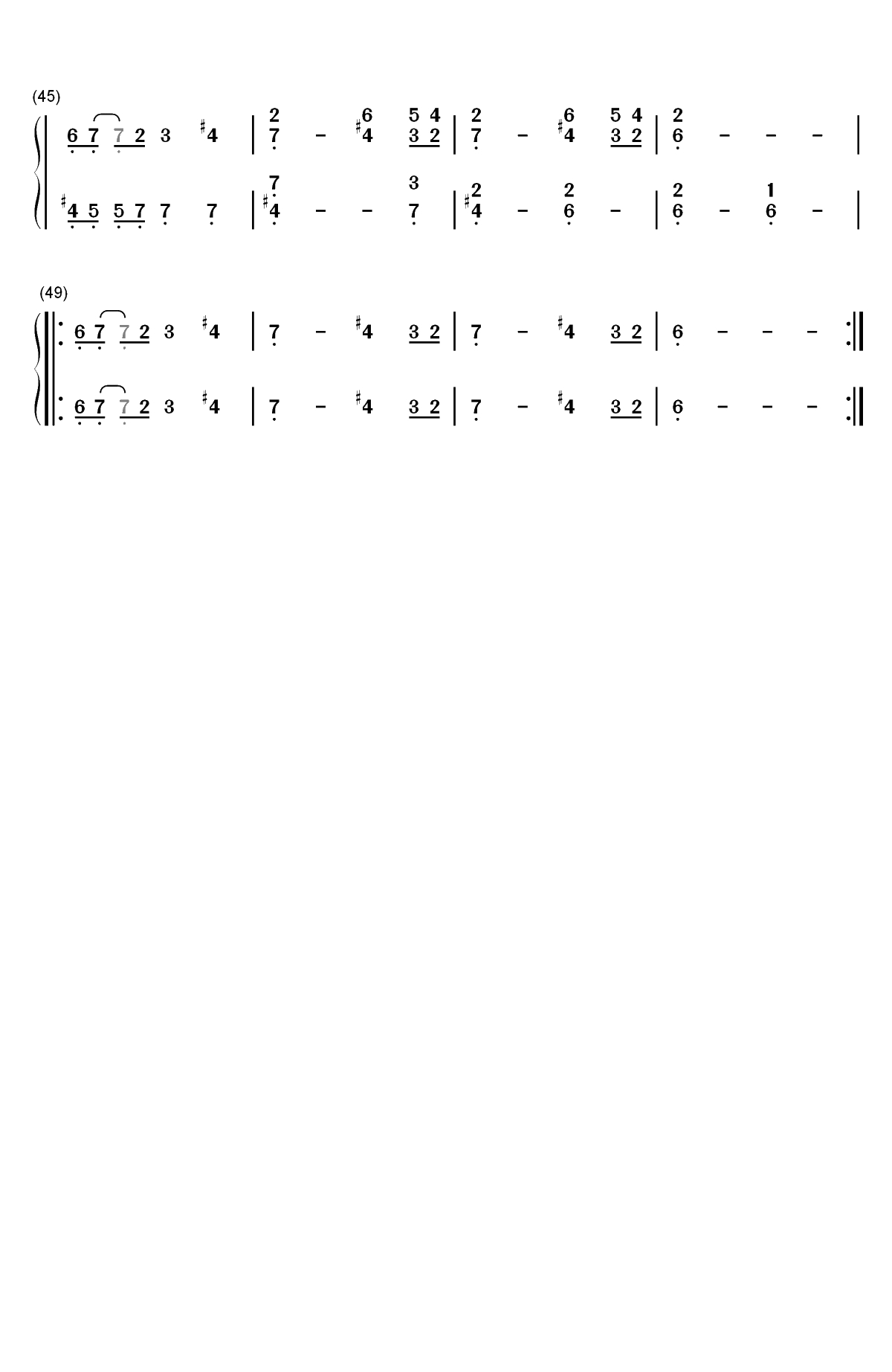 Bloom-The Paper Kites双手简谱预览3