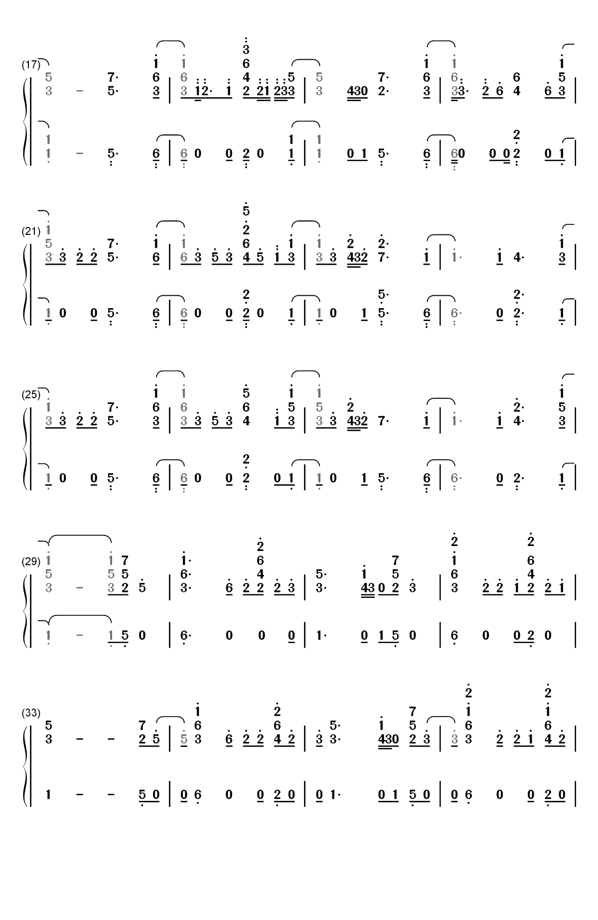 Help Me Out-Maroon 5 ft Julia Michaels双手简谱预览2