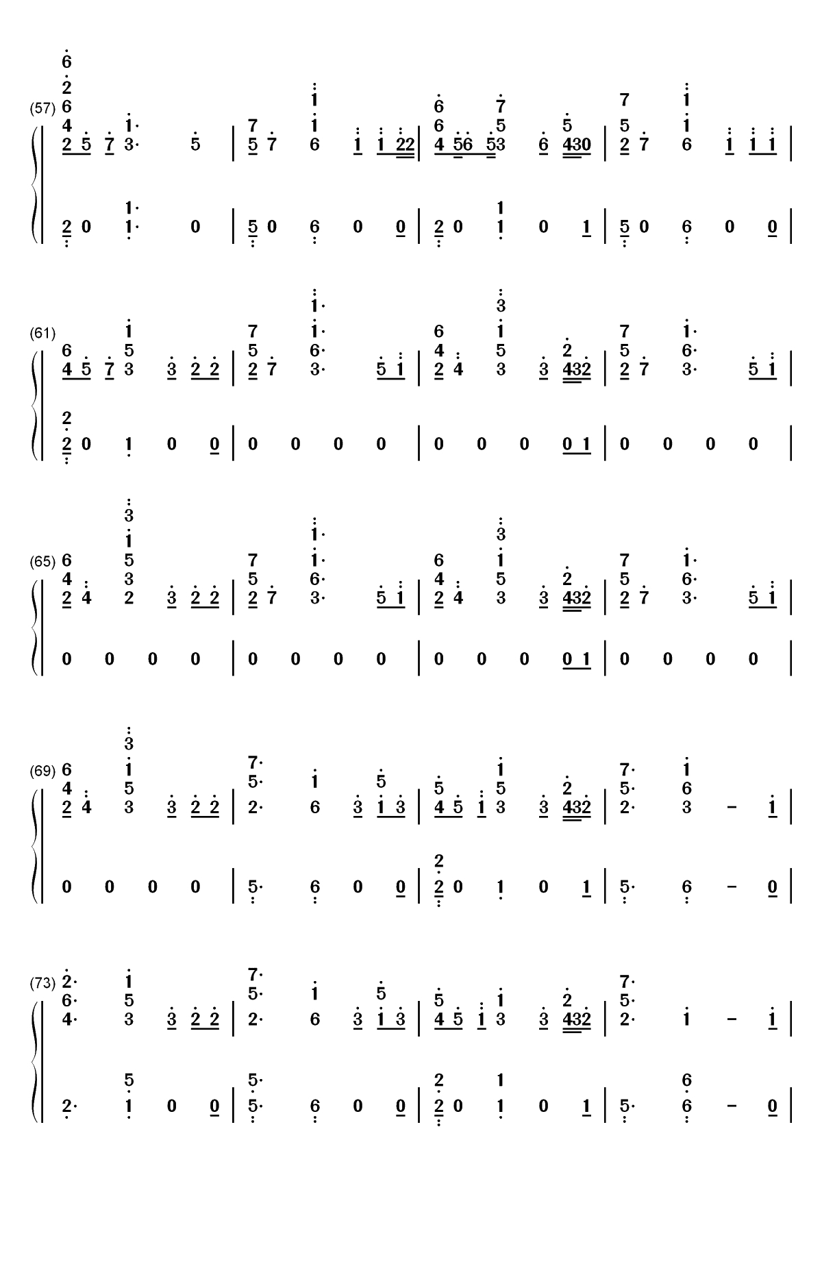 Help Me Out-Maroon 5 ft Julia Michaels双手简谱预览4