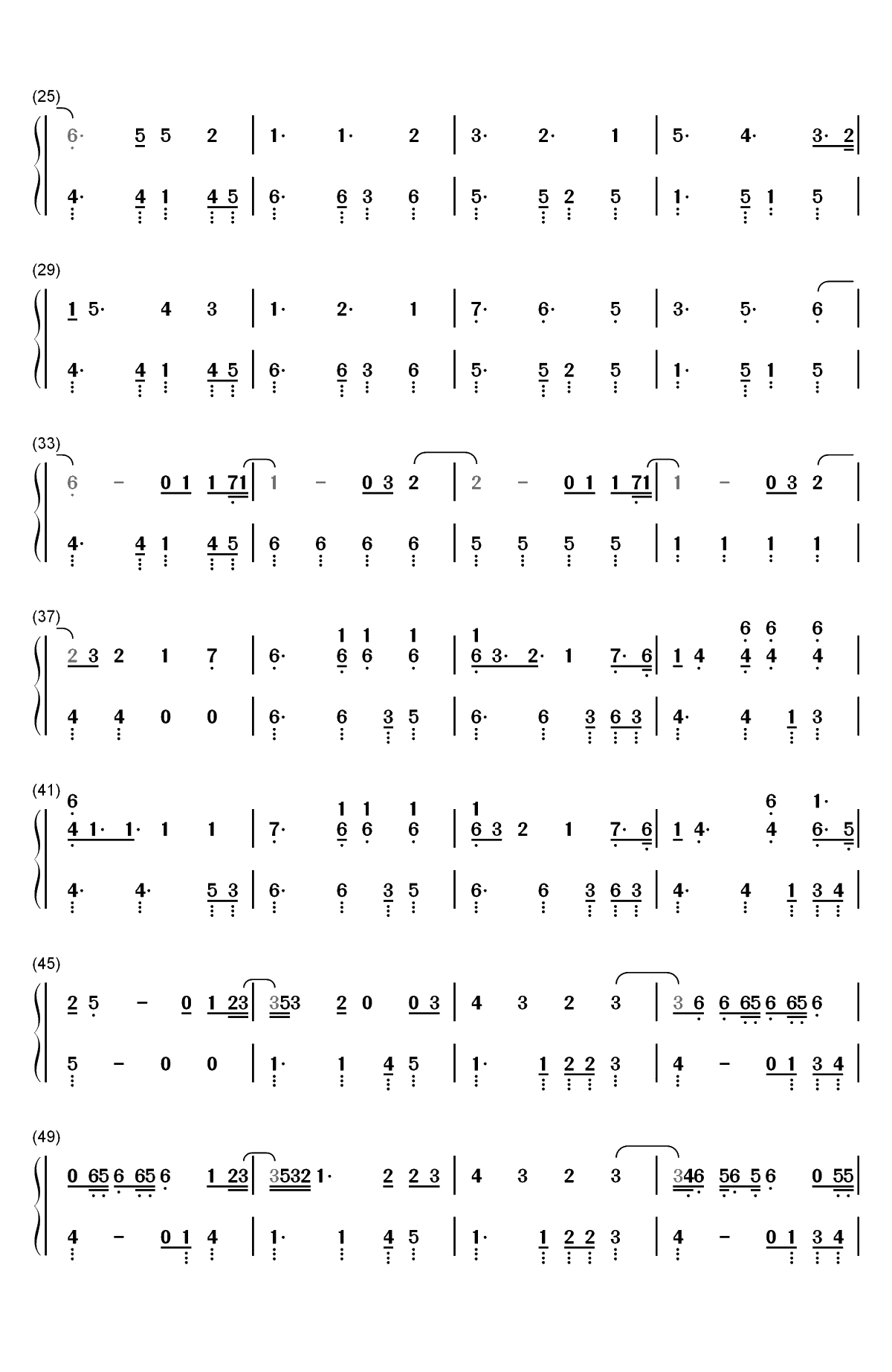 Thunderclouds-三星Galaxy Note9主题曲双手简谱预览2