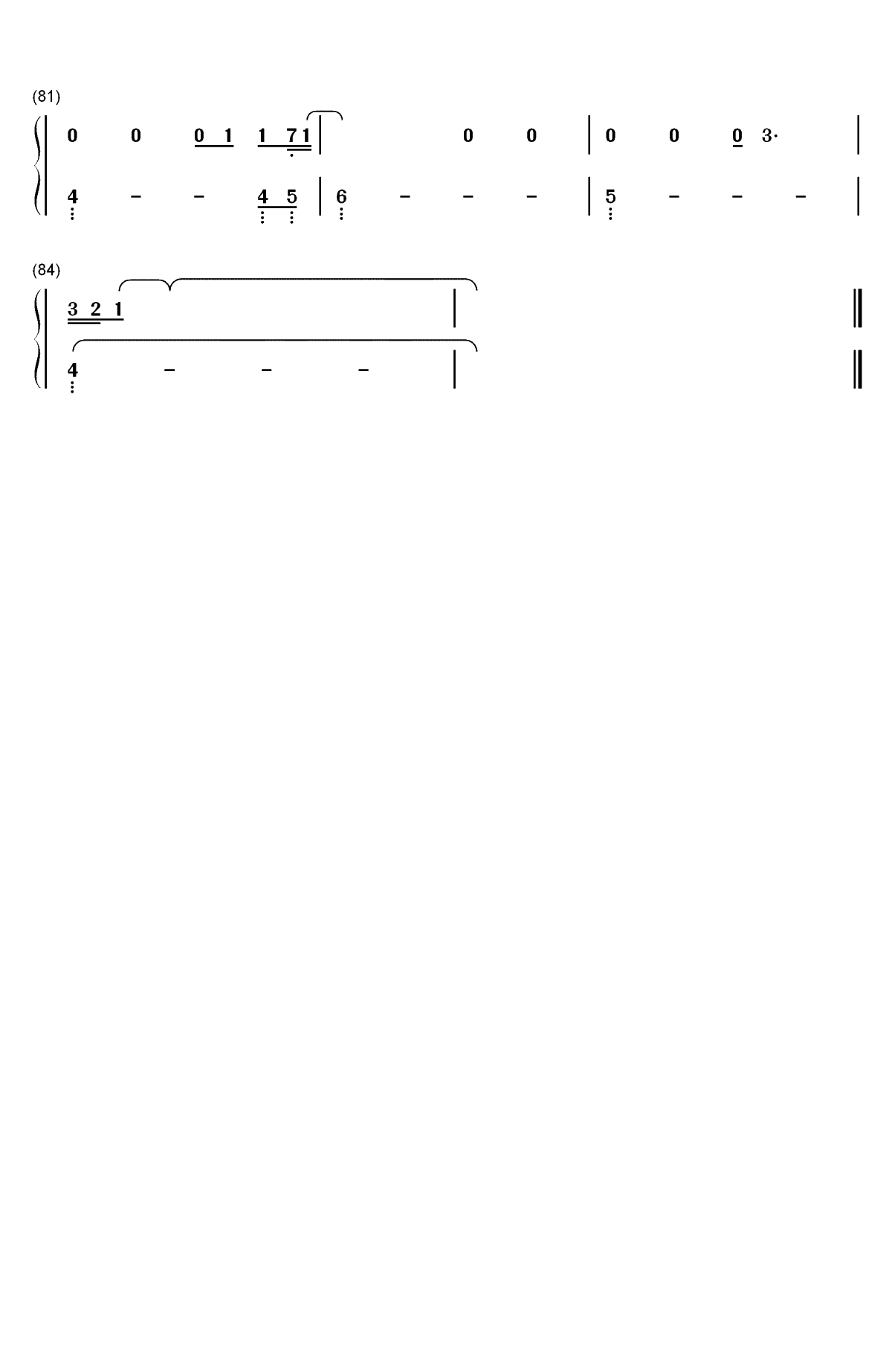 Thunderclouds-三星Galaxy Note9主题曲双手简谱预览4