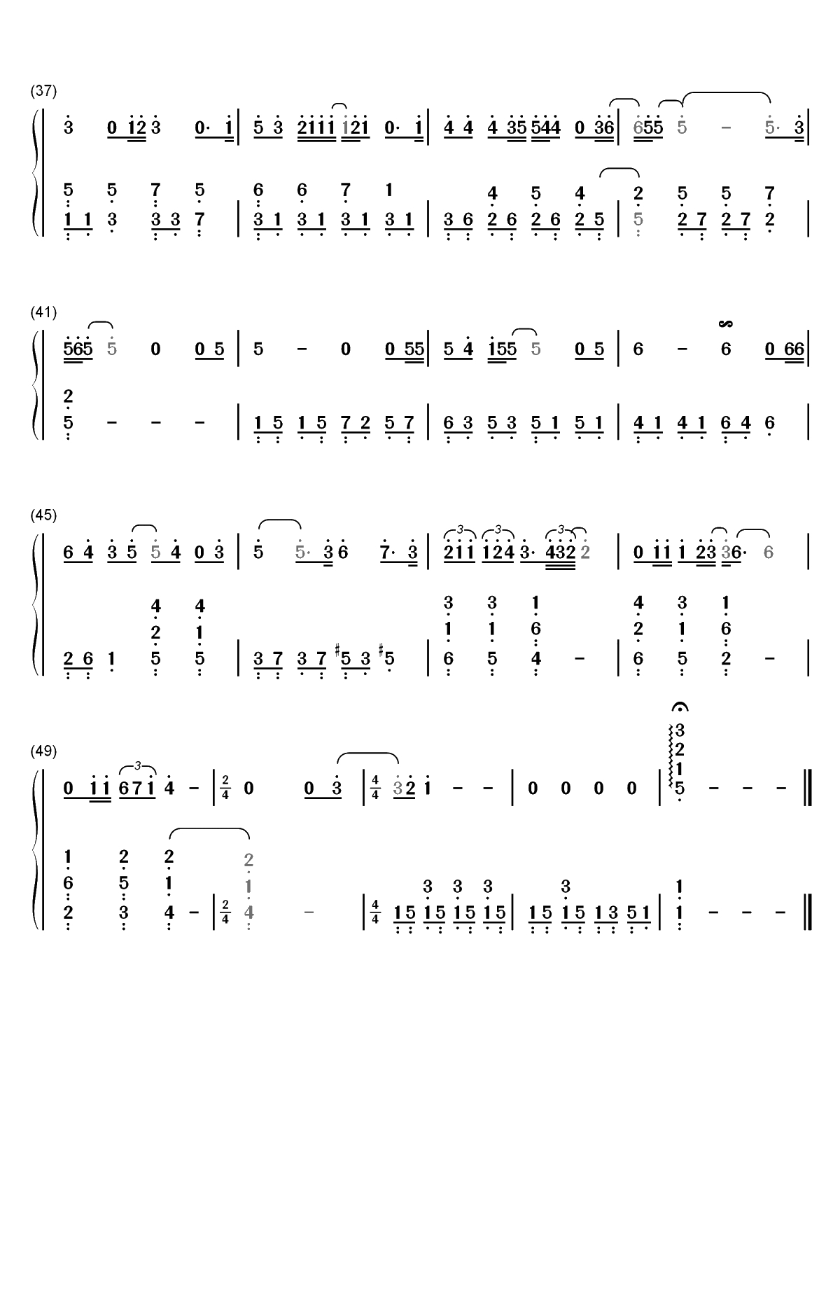 It's You-金秘书为什么那样OST双手简谱预览3