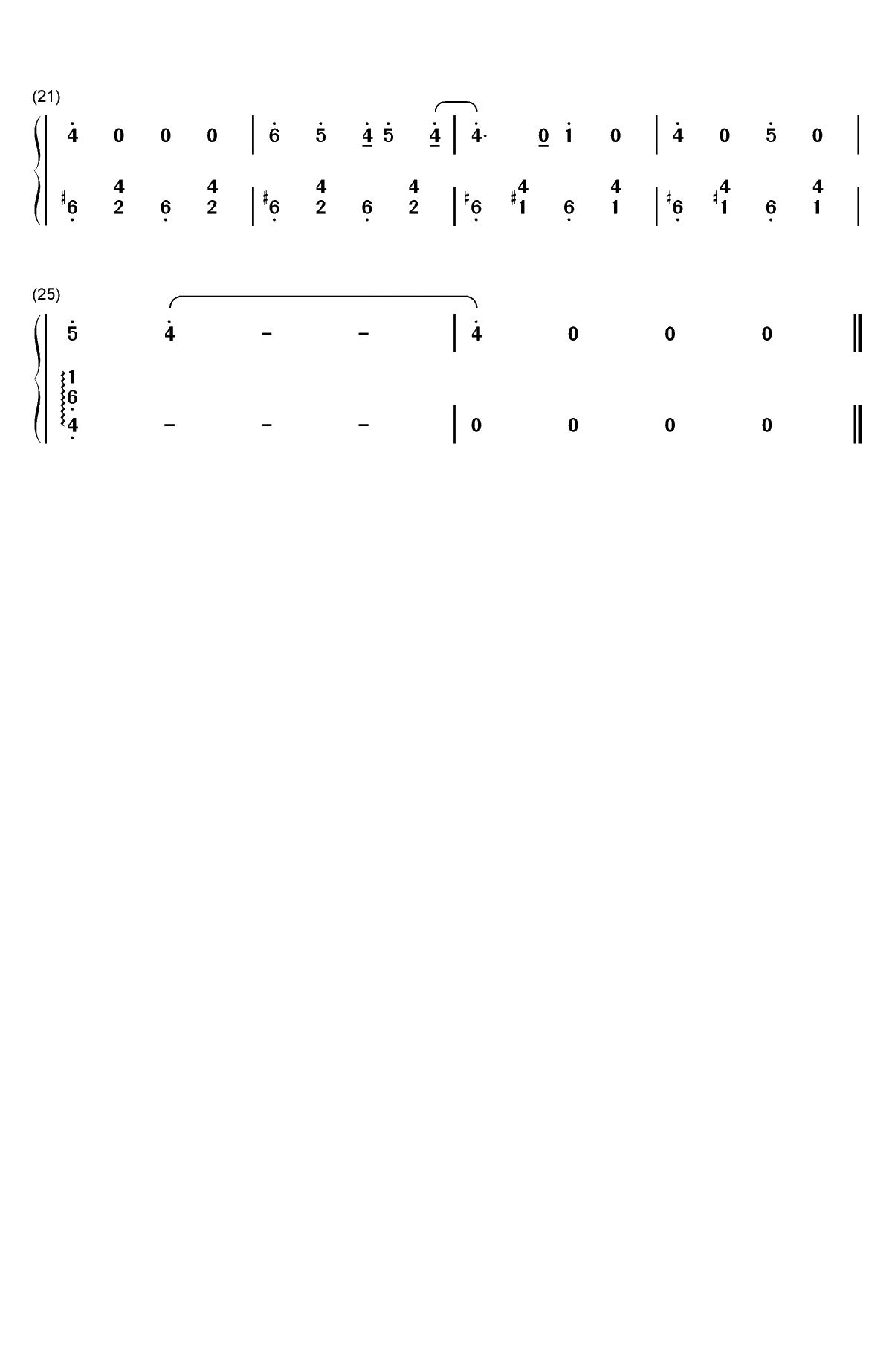 We Are The Crystal Gems-史帝芬宇宙主题曲双手简谱预览2