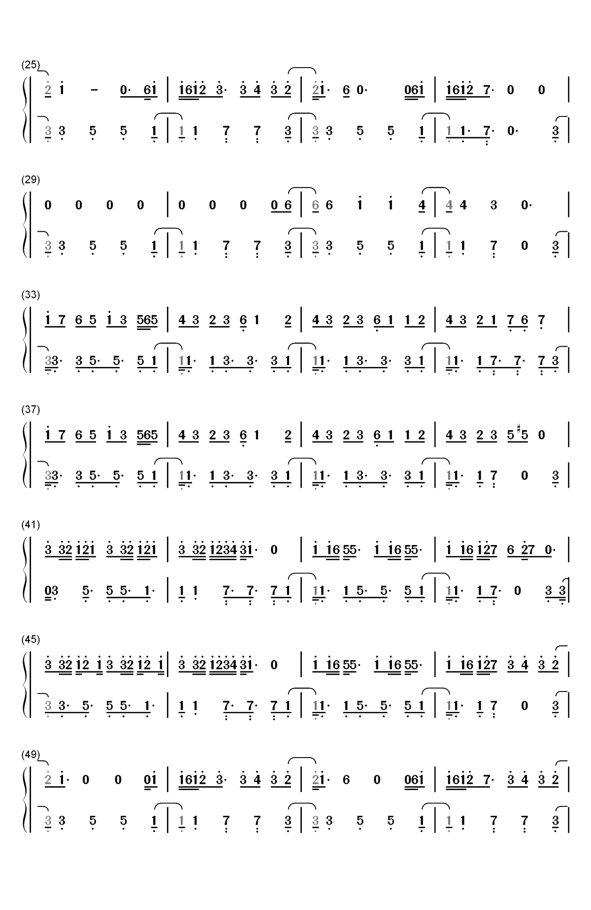 Five Nights at Freddy's-The Living Tombstone双手简谱预览2