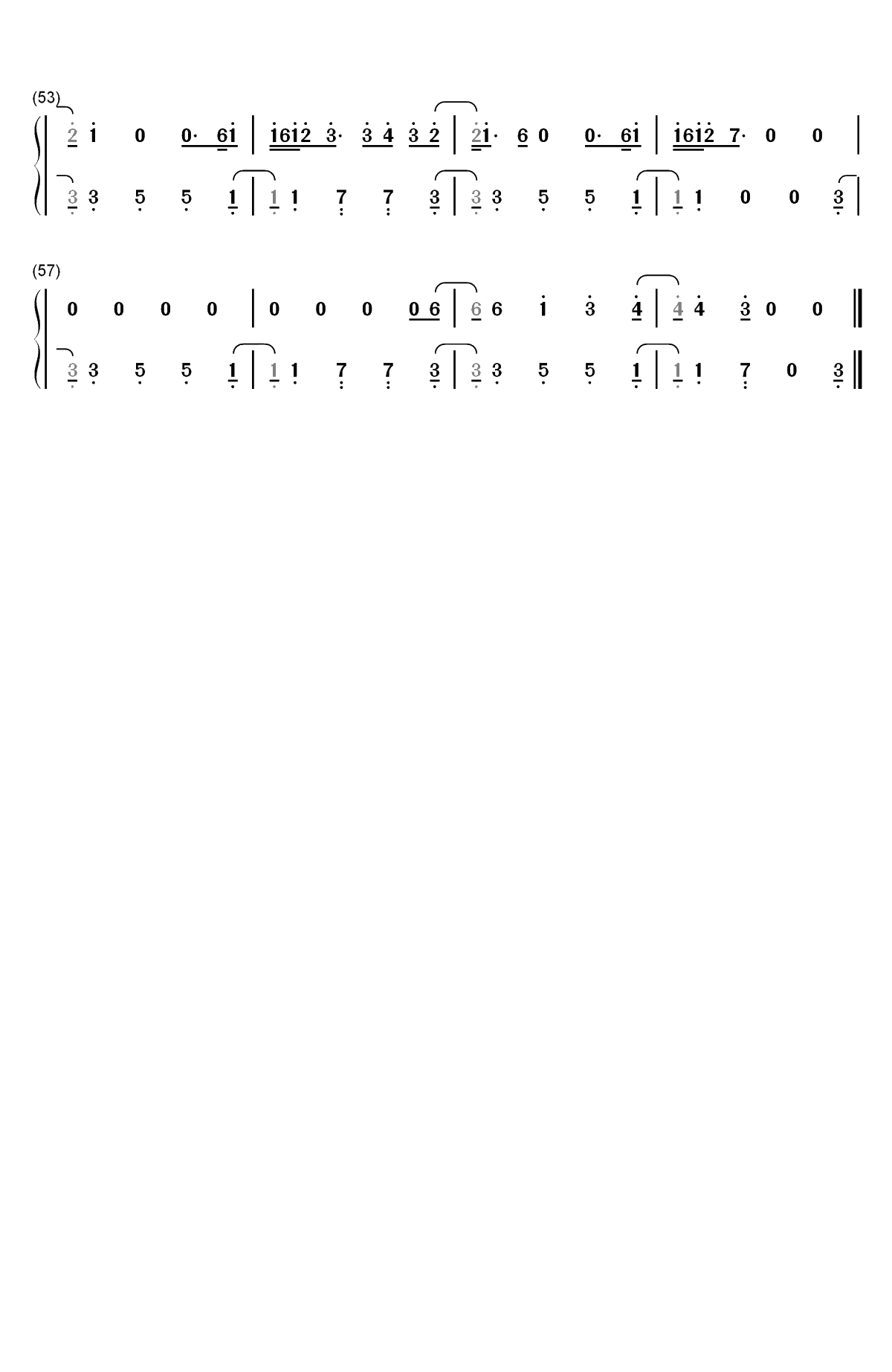 Five Nights at Freddy's-The Living Tombstone双手简谱预览3