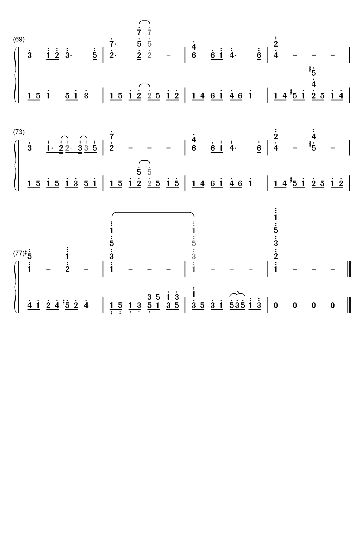 Pastel Reflections-浮光掠影双手简谱预览4